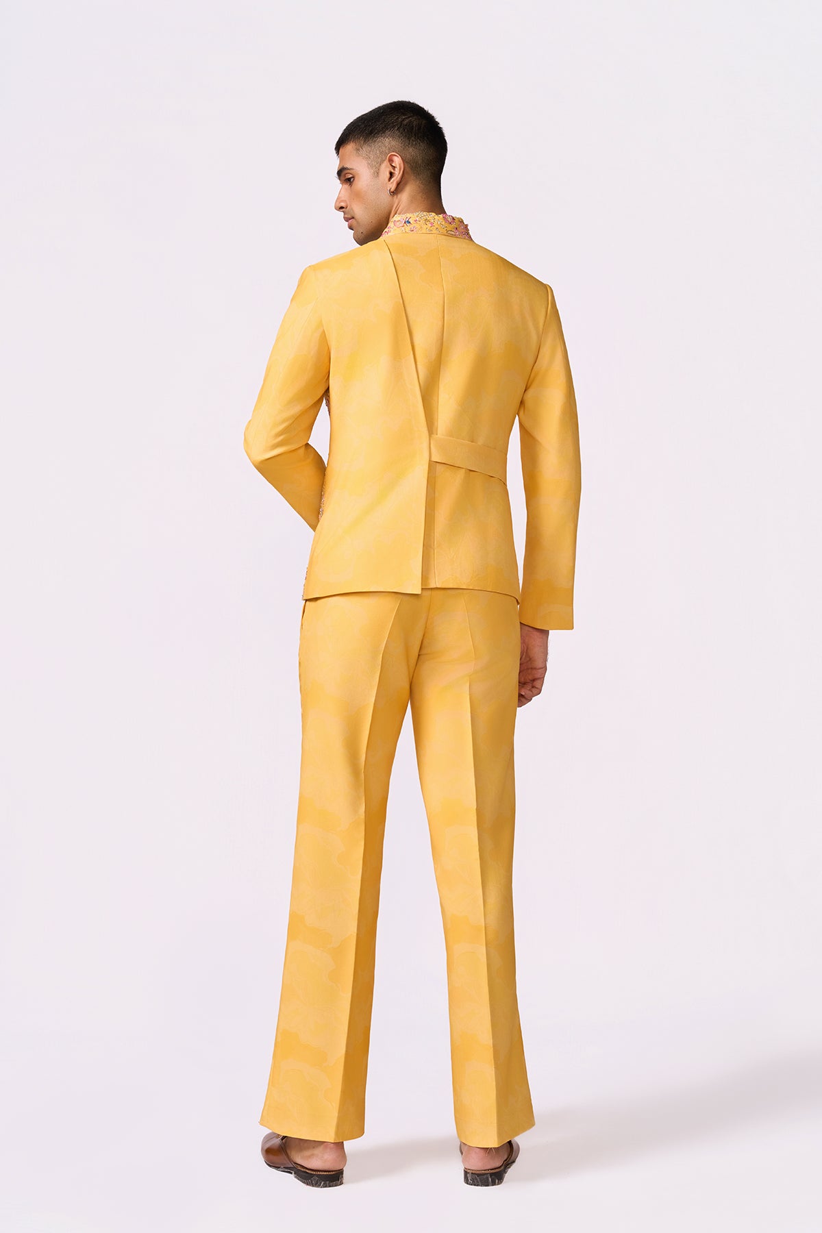 Yellow Bomber Jacket Set