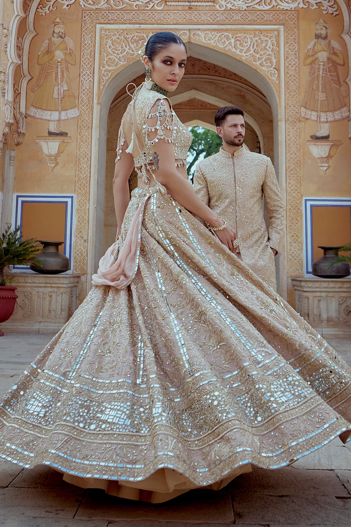 Mirror Citadel Lehenga
