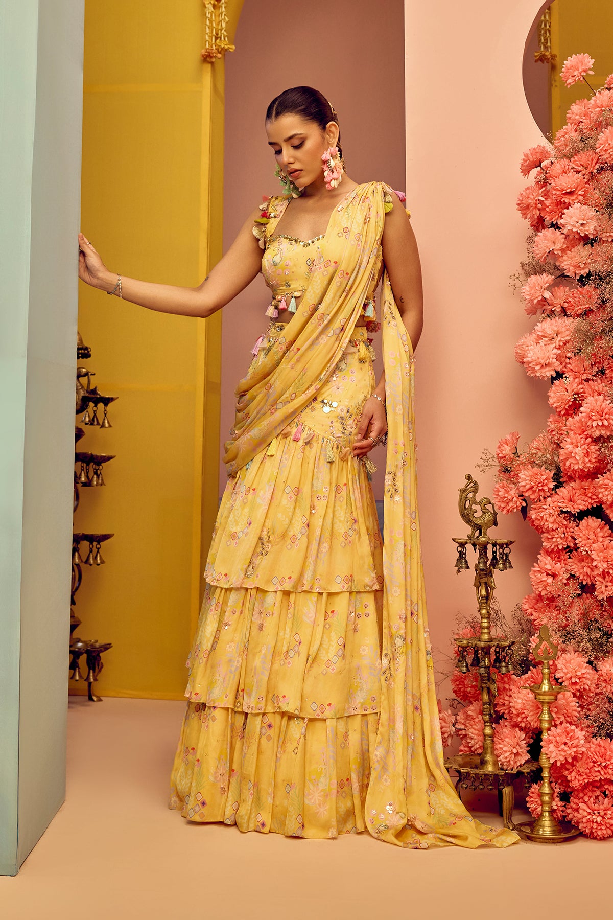 Yellow Lehenga Set