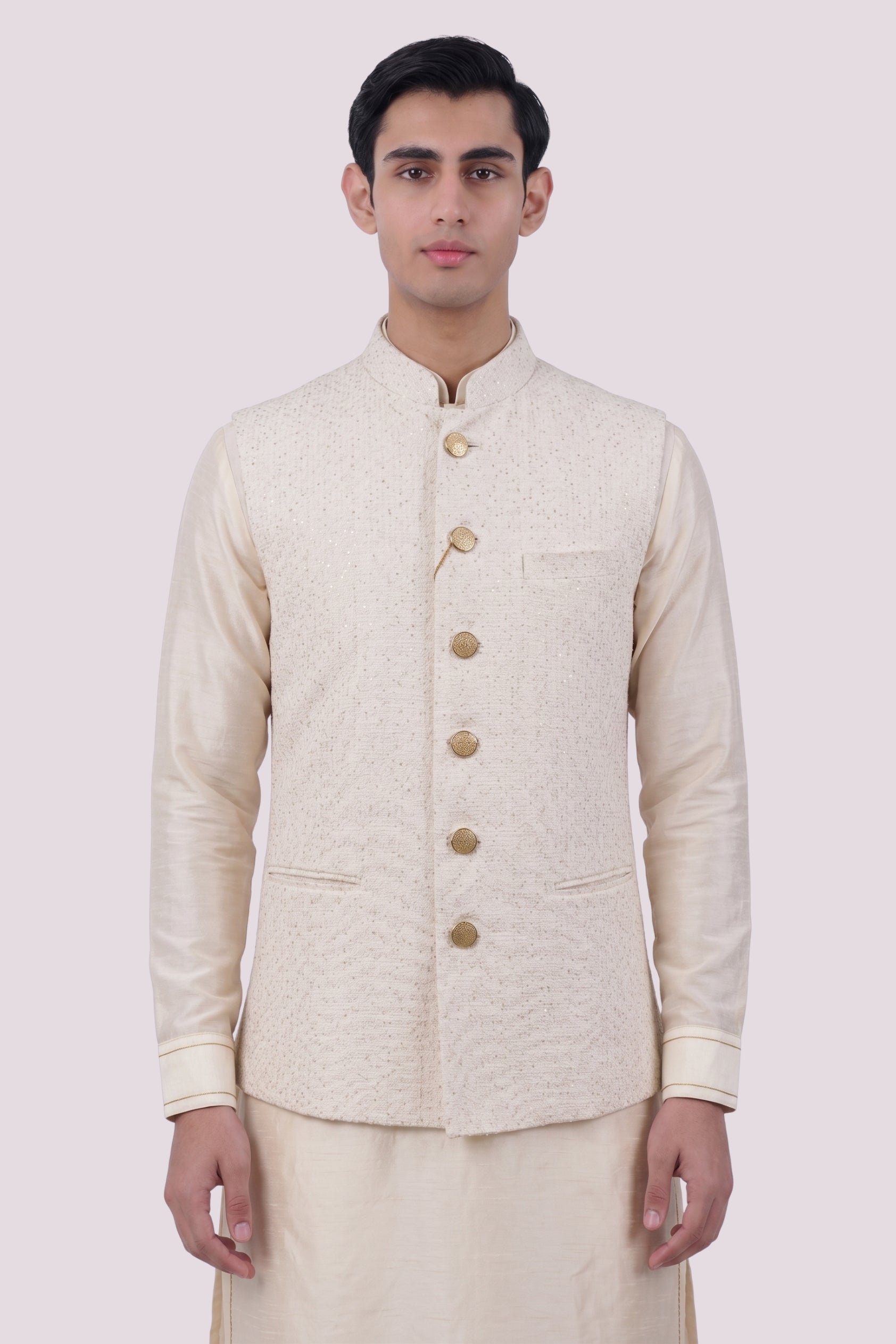 The Ivory Sequin Bundi Set