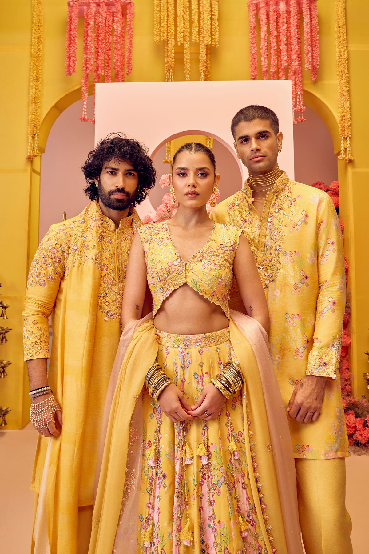 Yellow Lehenga Set