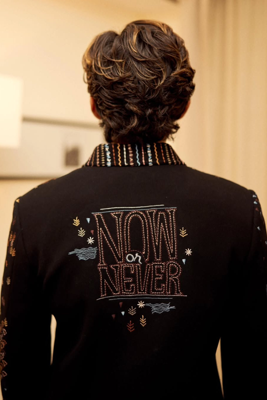 Darshan Raval's Cosmic Night Bomber Jacket