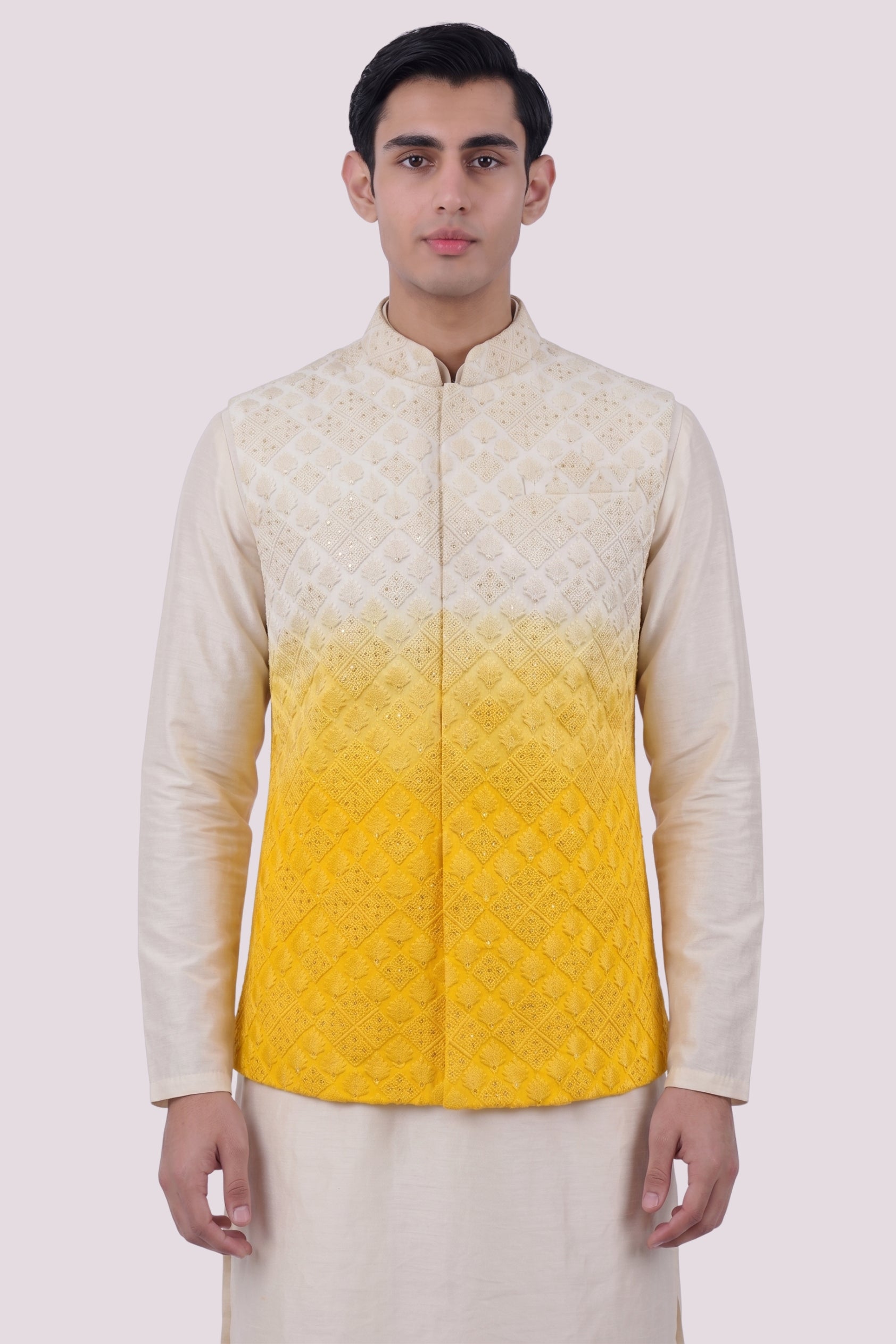 The Ivory to Saffron Ombre Bundi Set
