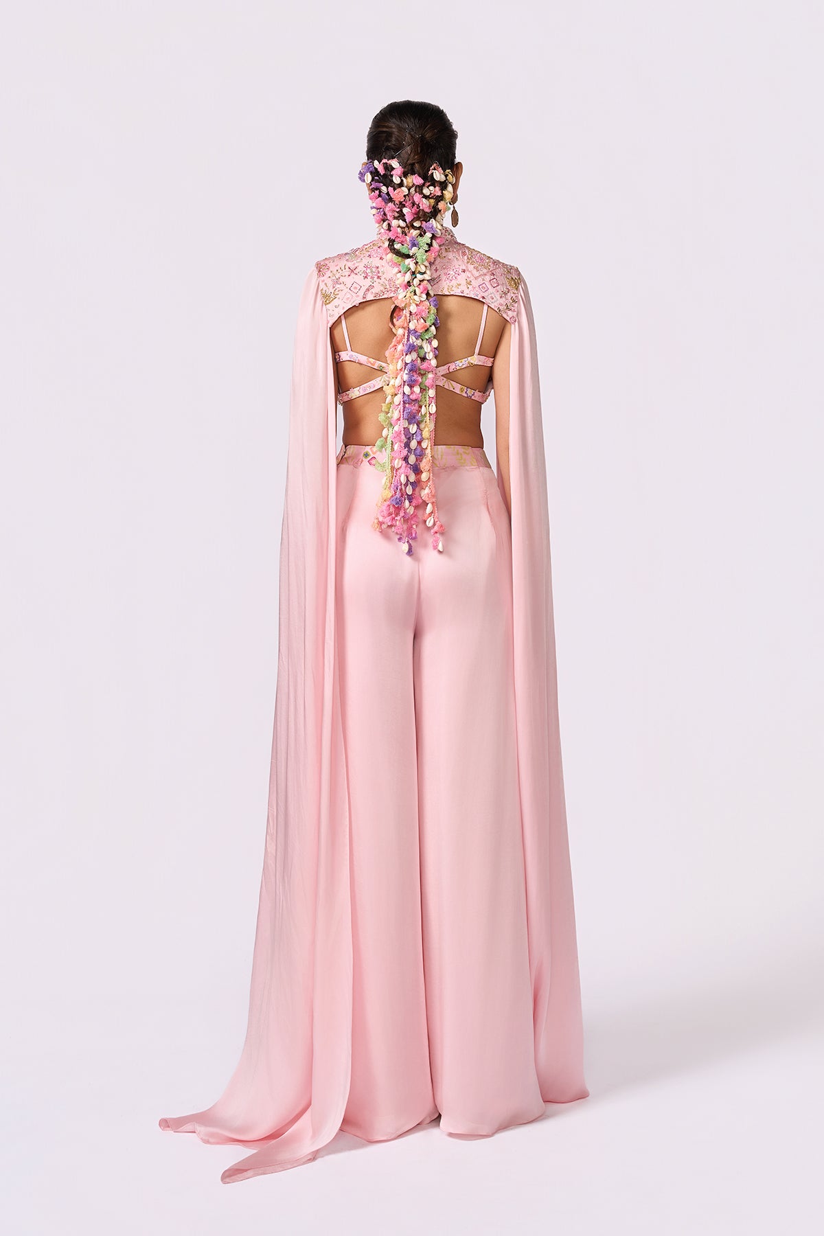 Blush Pink Cape Set