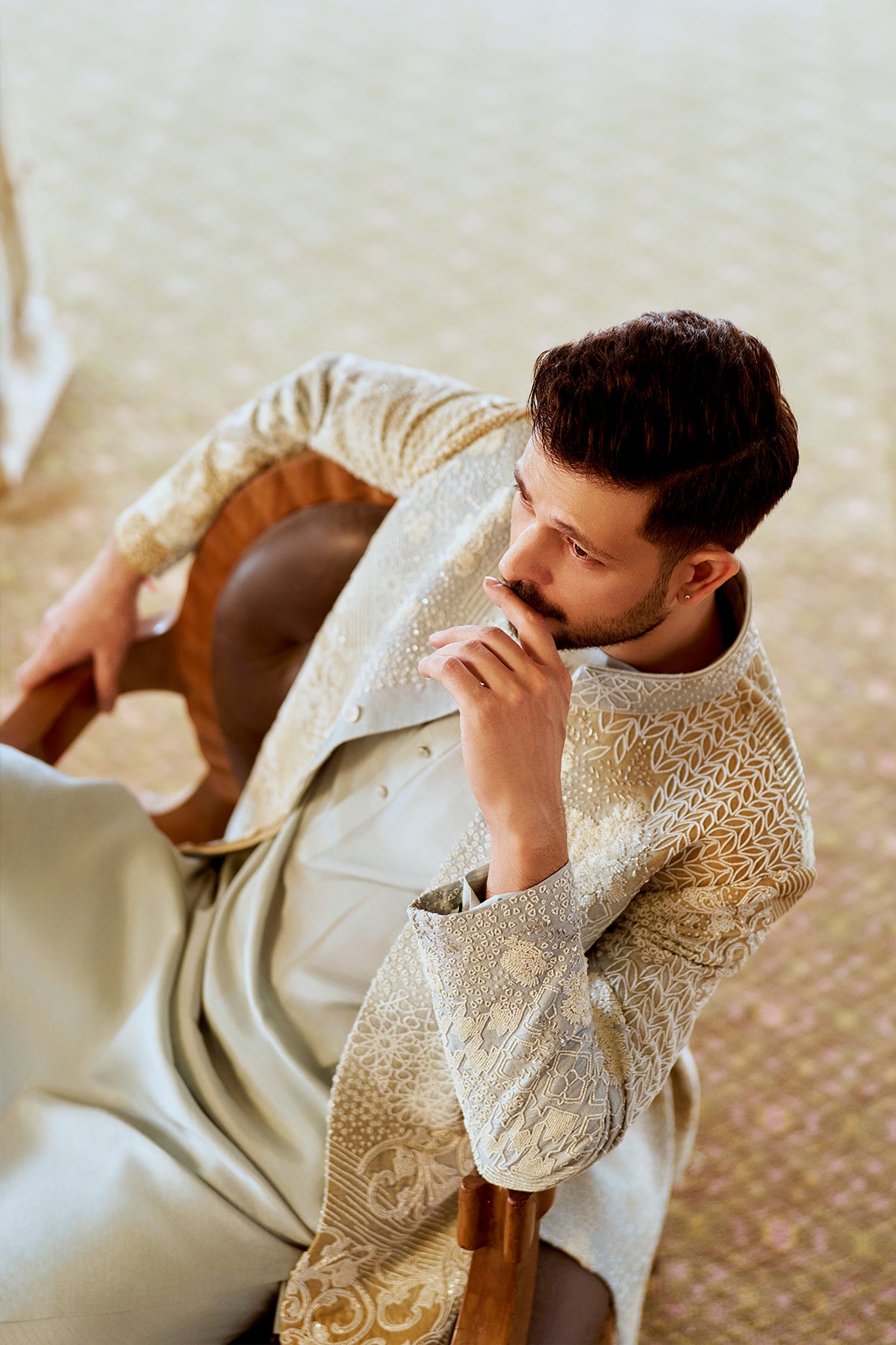 Lunar Cascade Sherwani