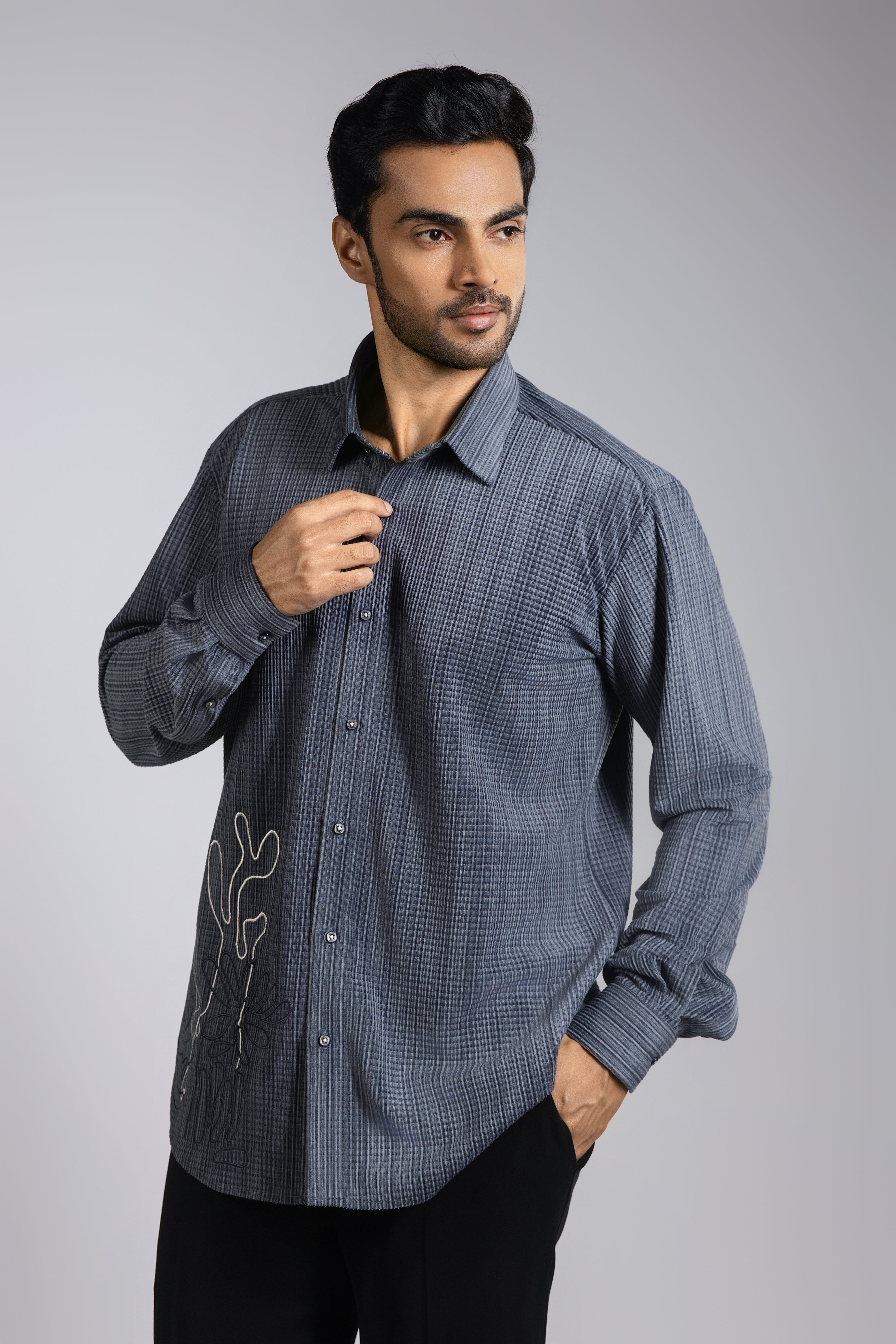 Ghost Bloom — The Abstract Botanical Shirt