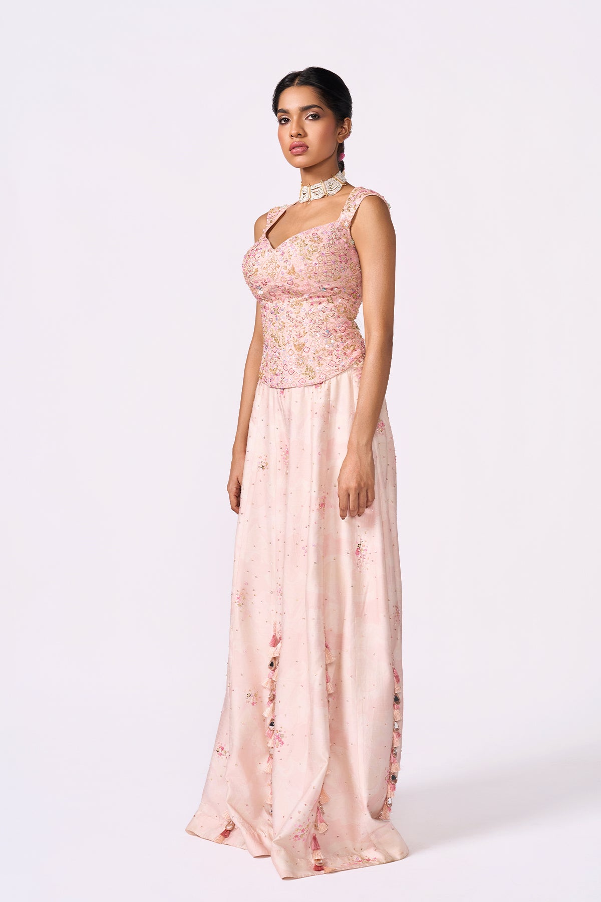 Blush Pink Palazzo Set