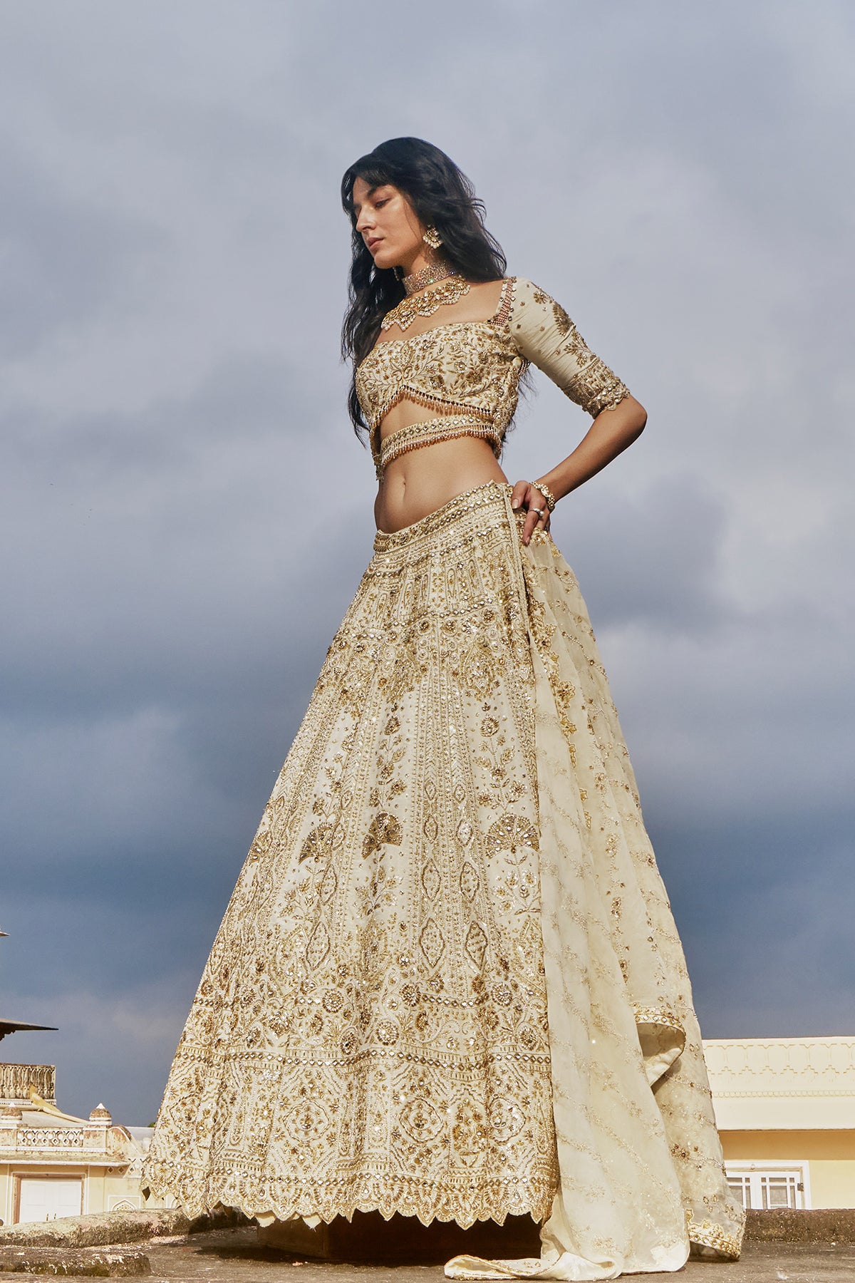 The Golden Dynasty Lehenga