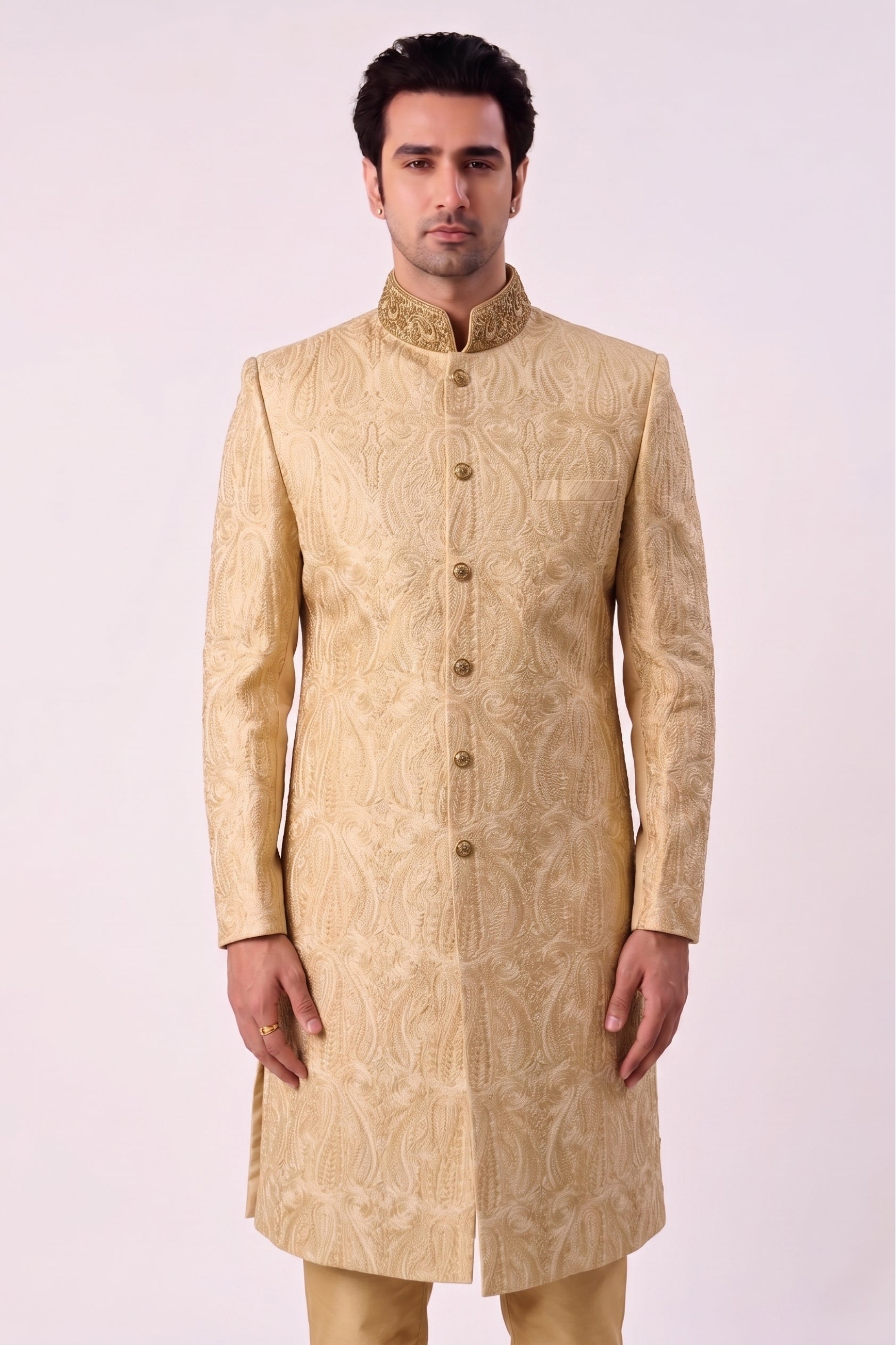 The Gold Arabesque Sherwani