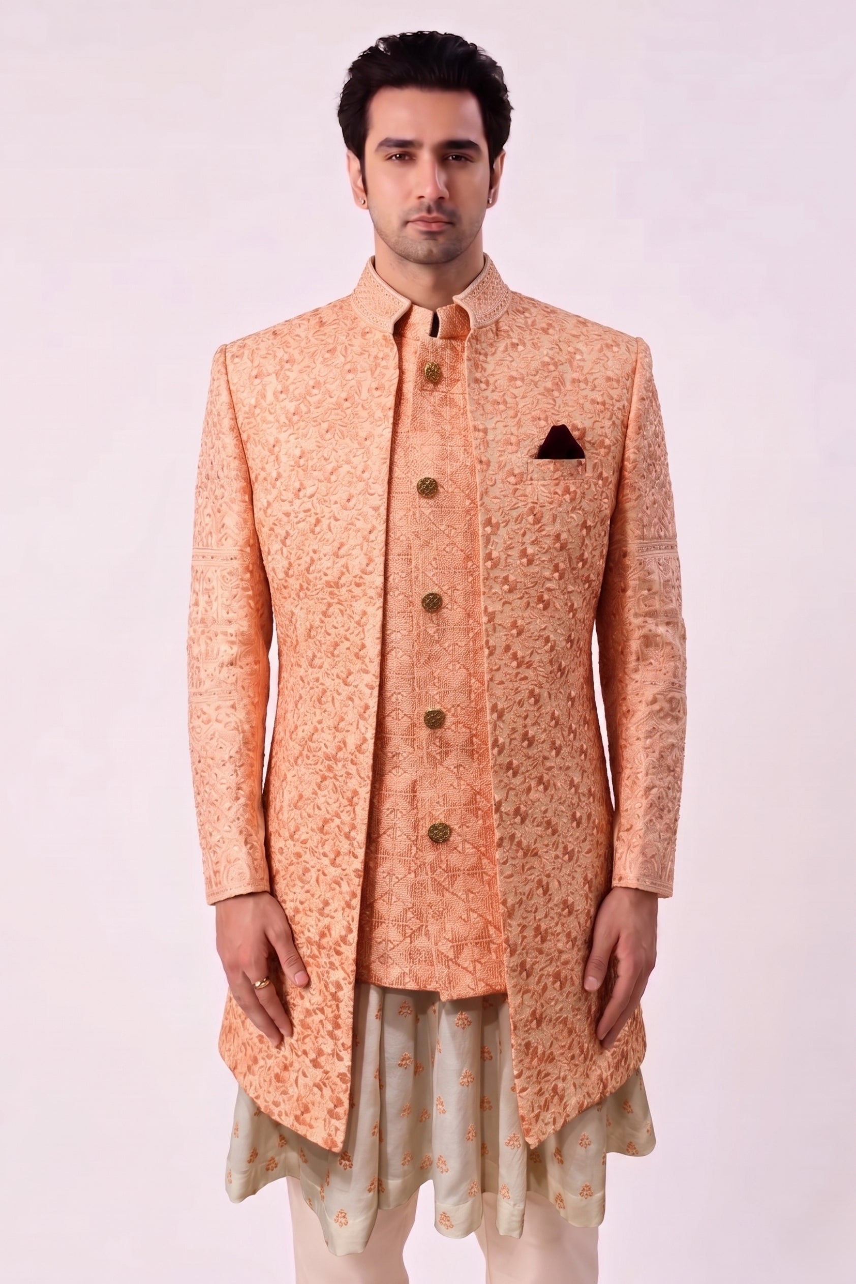 The Peach Blossom Sherwani