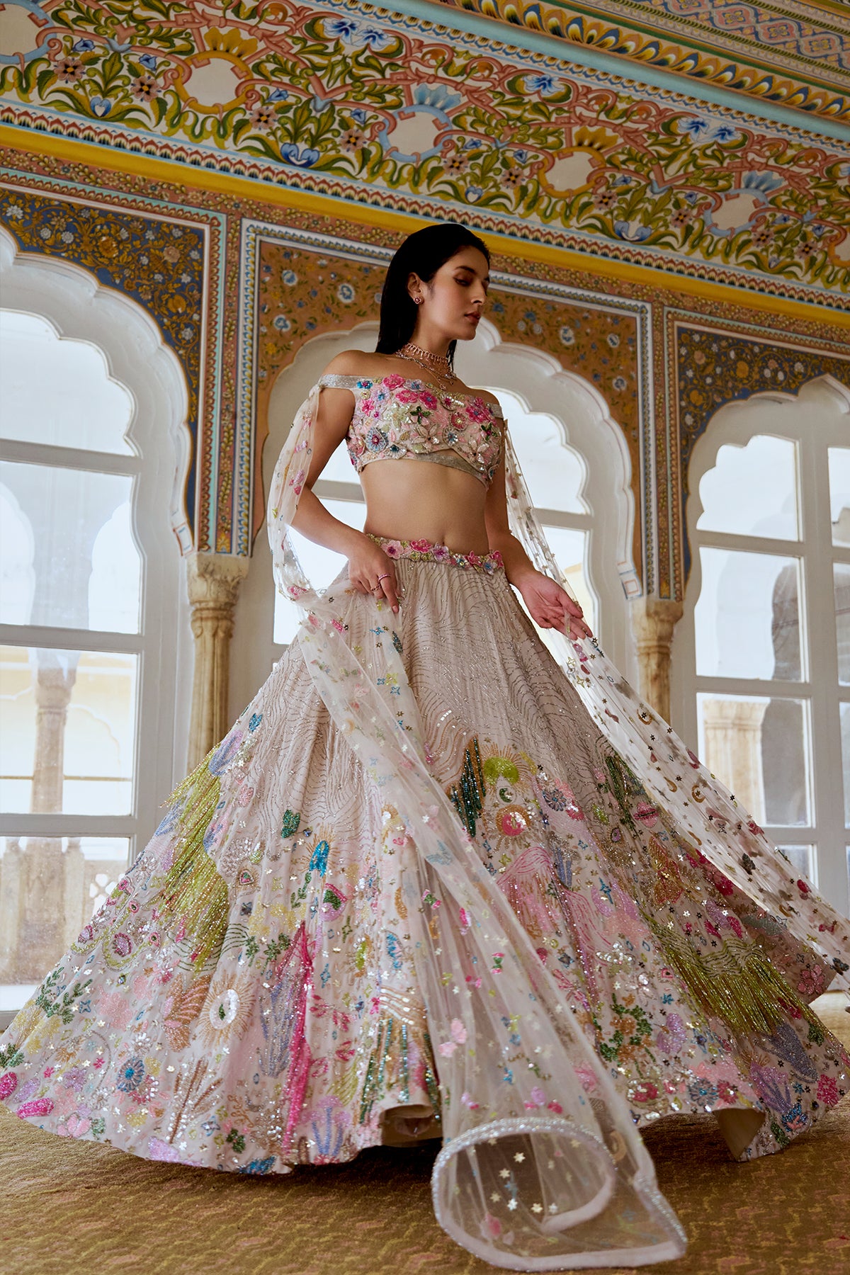 Enchanted Garden Lehenga