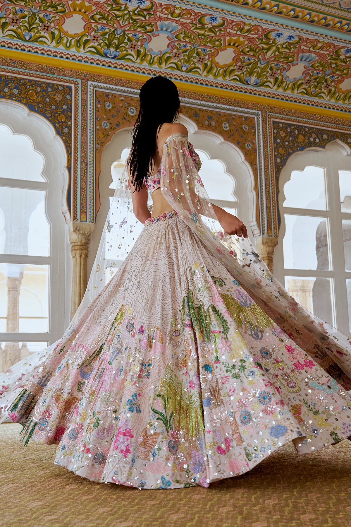 Enchanted Garden Lehenga