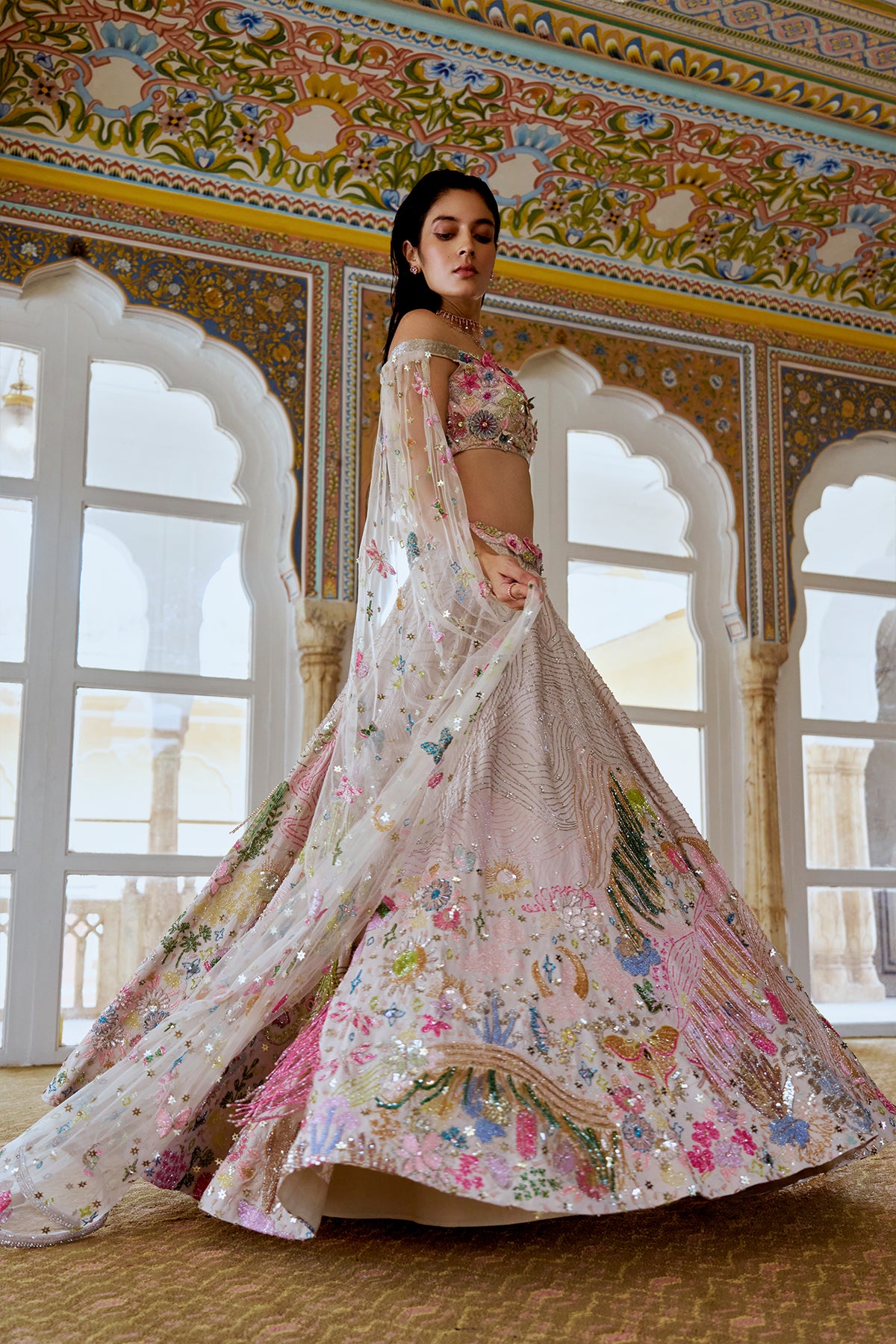 Enchanted Garden Lehenga