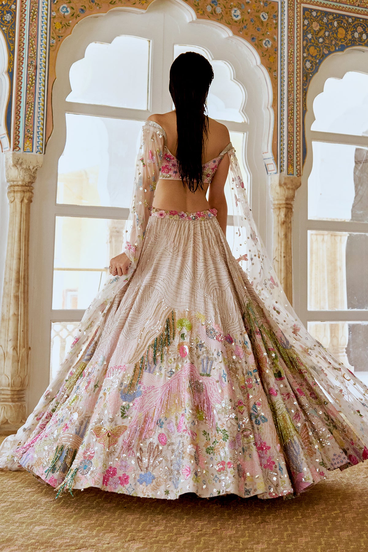Enchanted Garden Lehenga