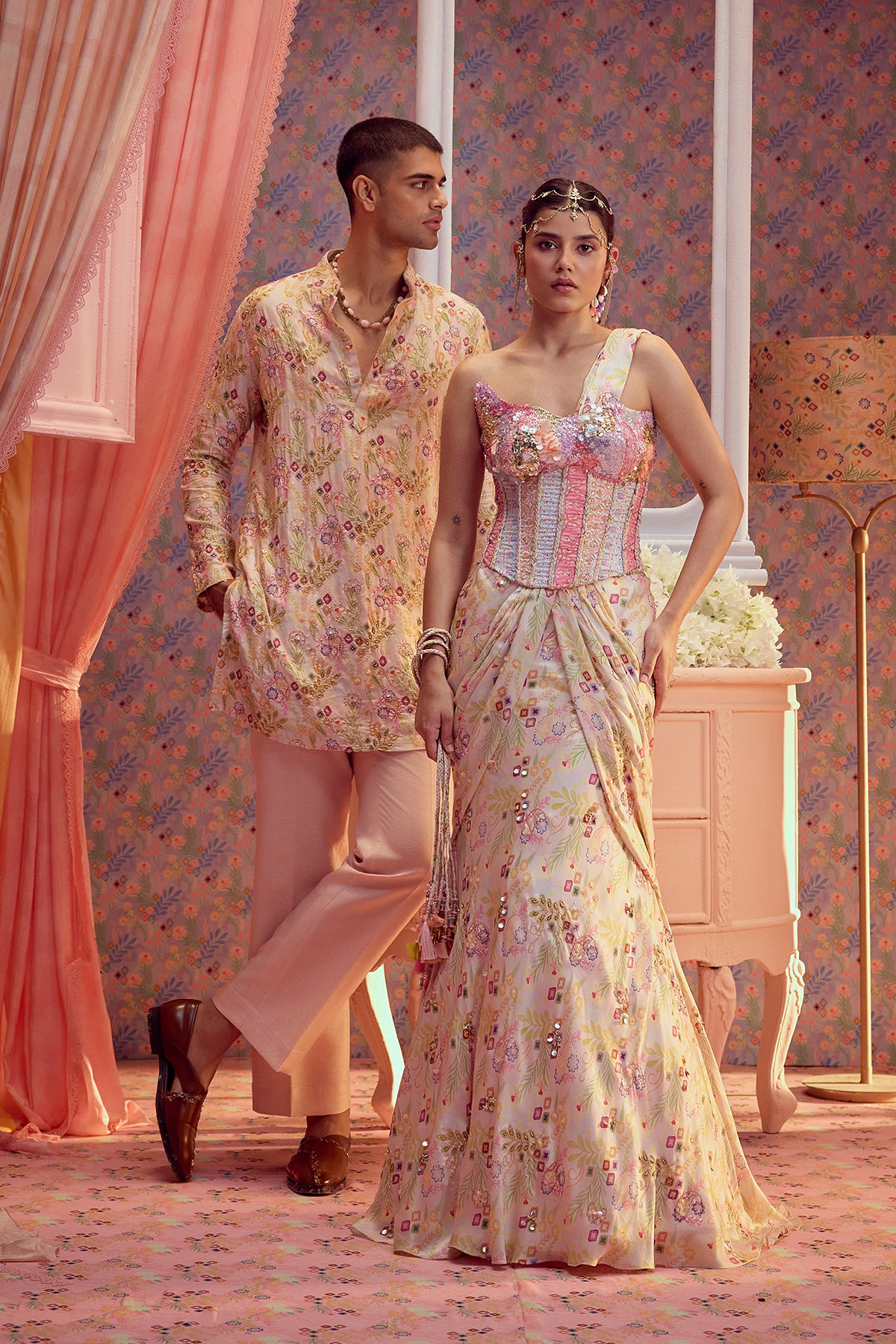 Cement Kurta Set