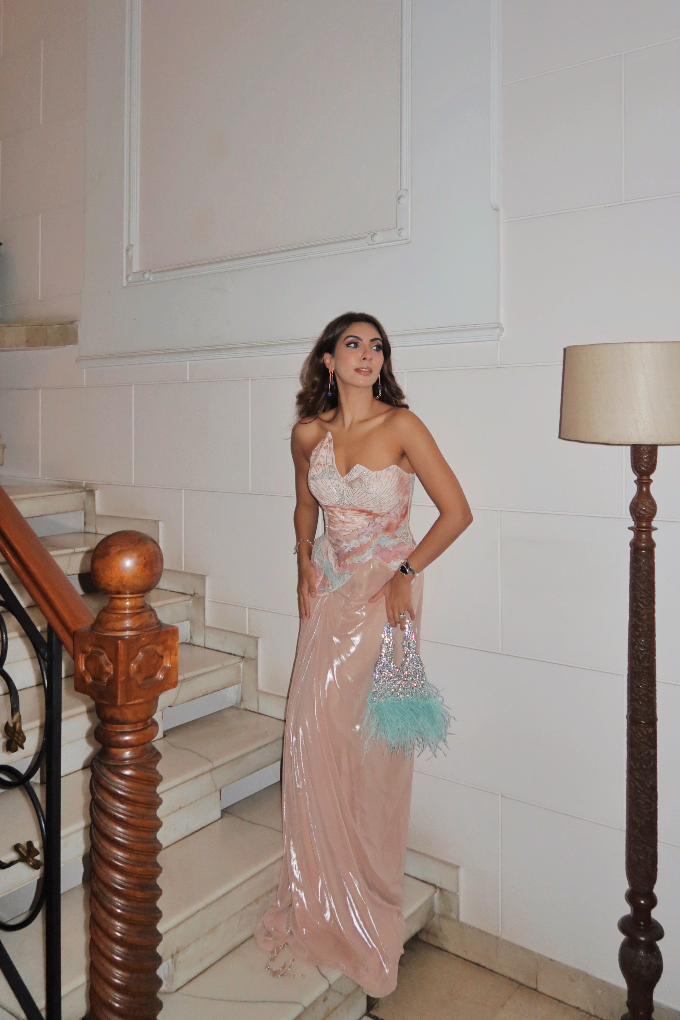 Peach Sunrise Corset