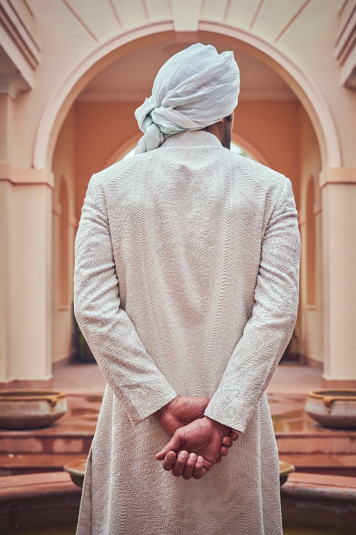 Ivory Cut-Dana Sherwani