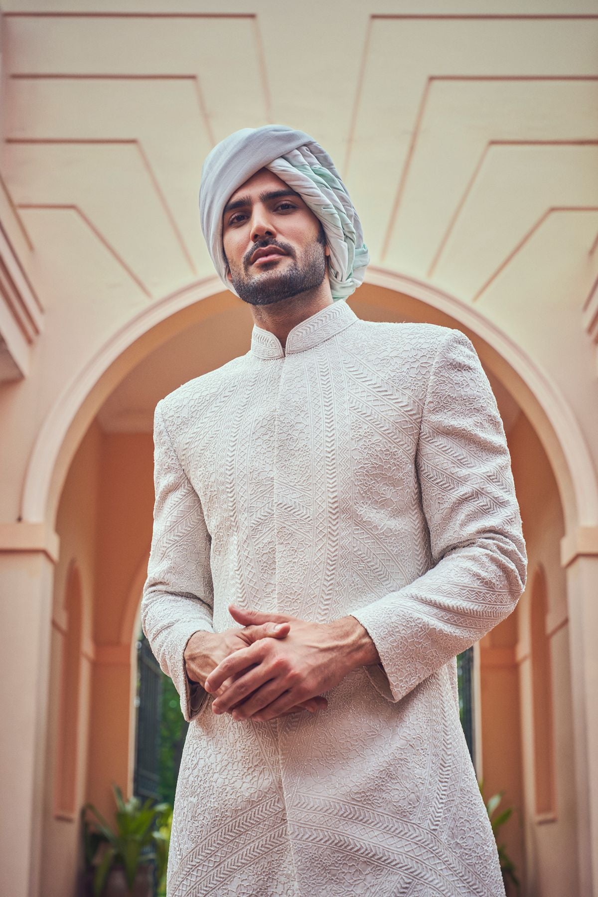 Ivory Cut-Dana Sherwani