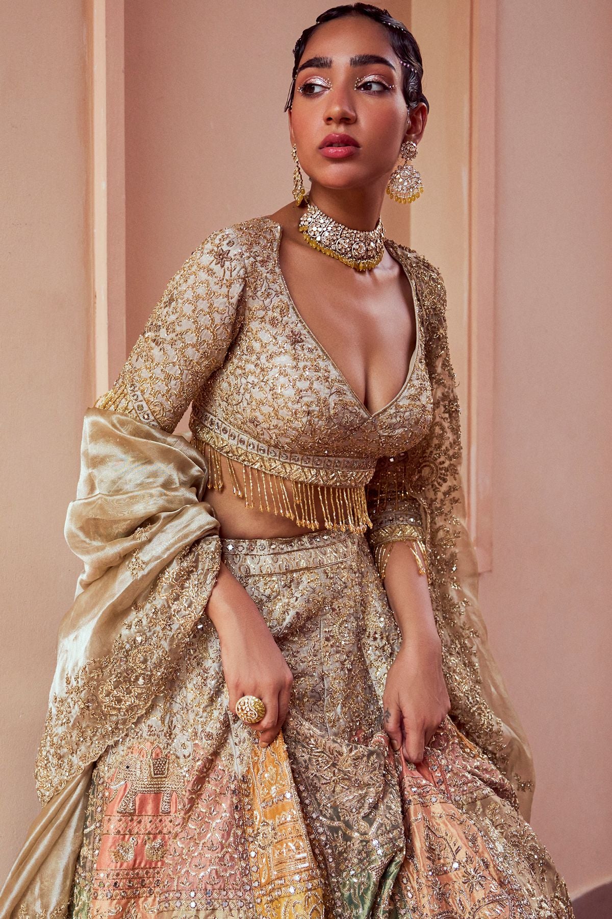 Royal Block Lehenga
