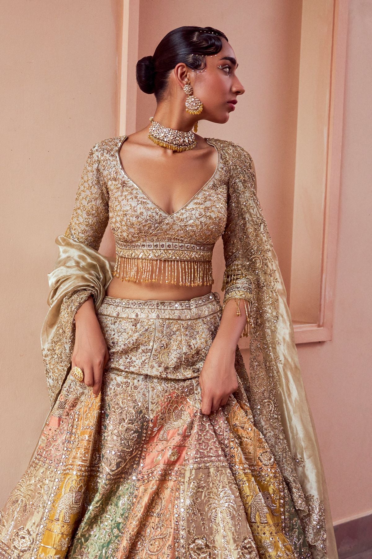Royal Block Lehenga