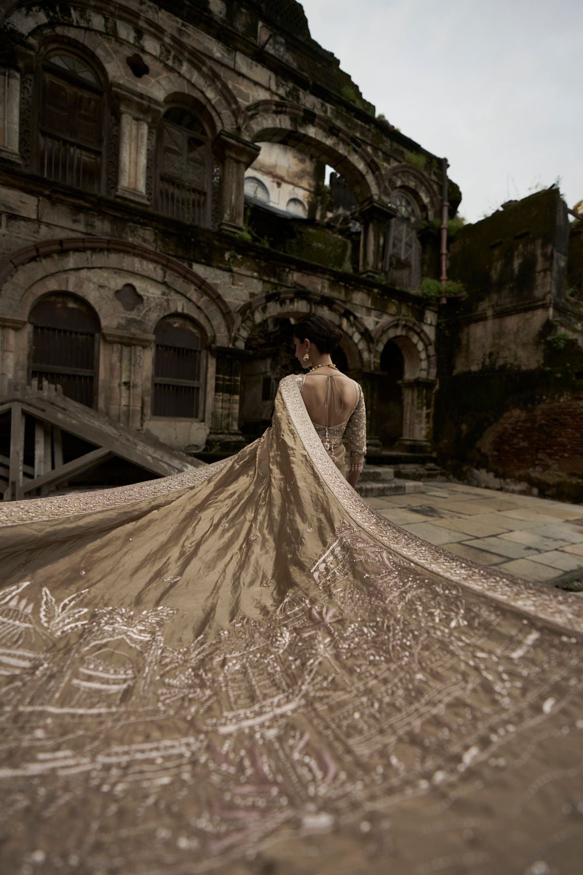 Gold Tissue Killa Saree