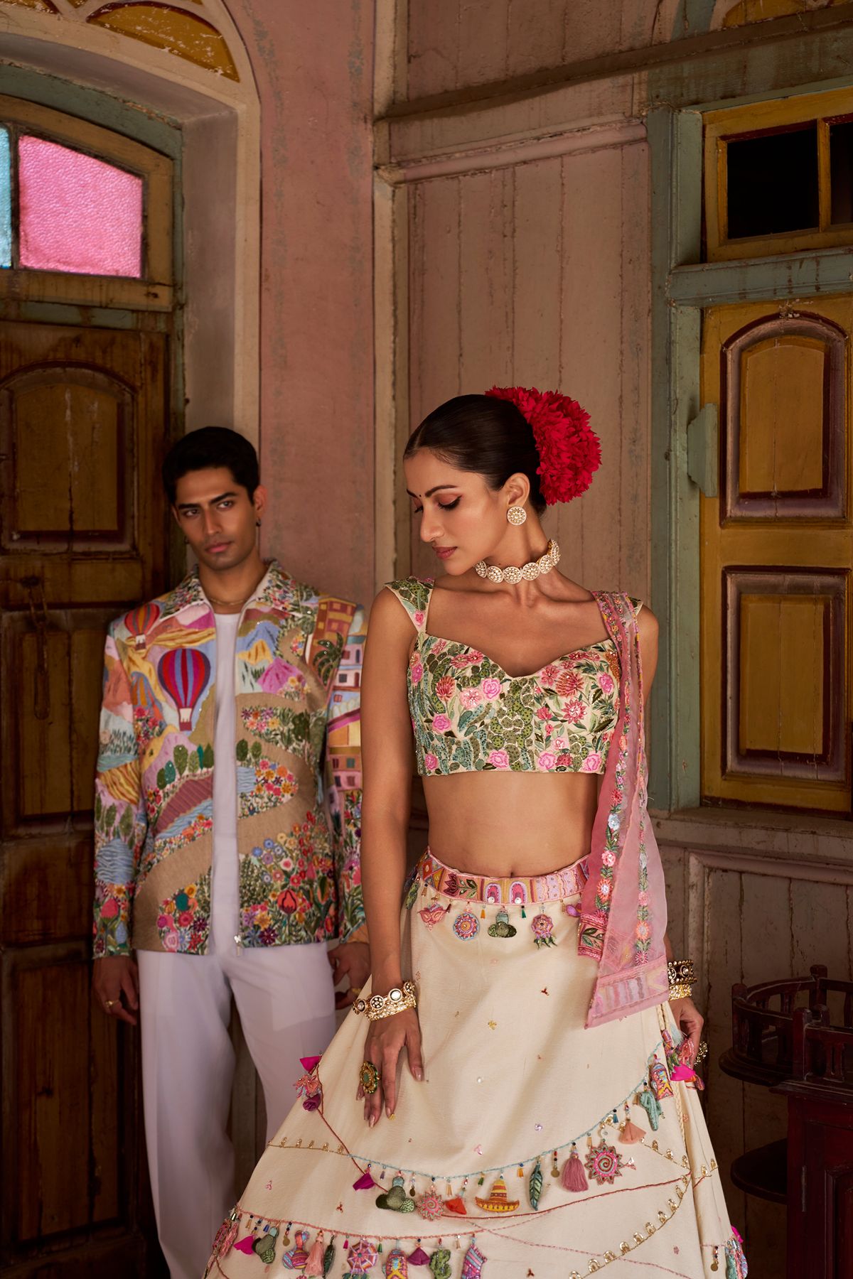 Mexican Fiesta Embellished Lehenga