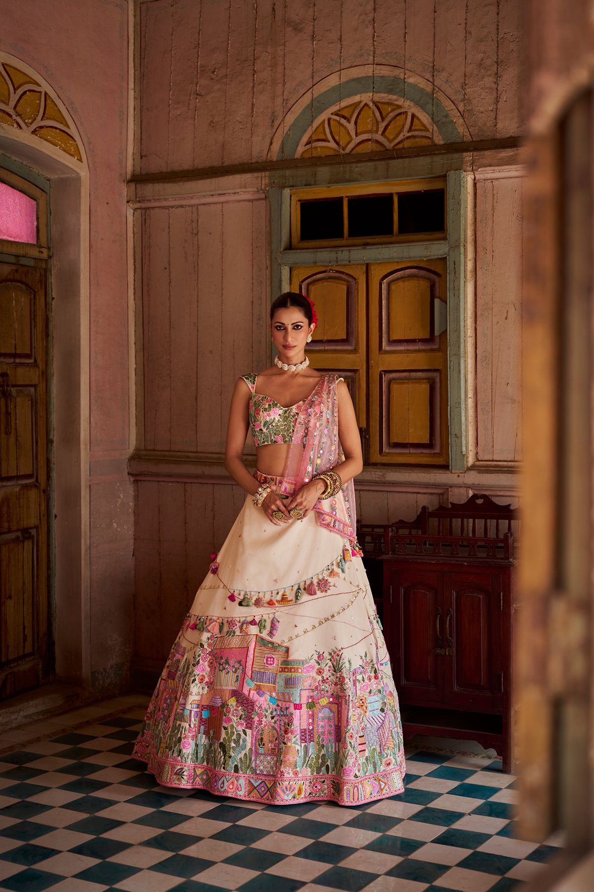 Mexican Fiesta Embellished Lehenga