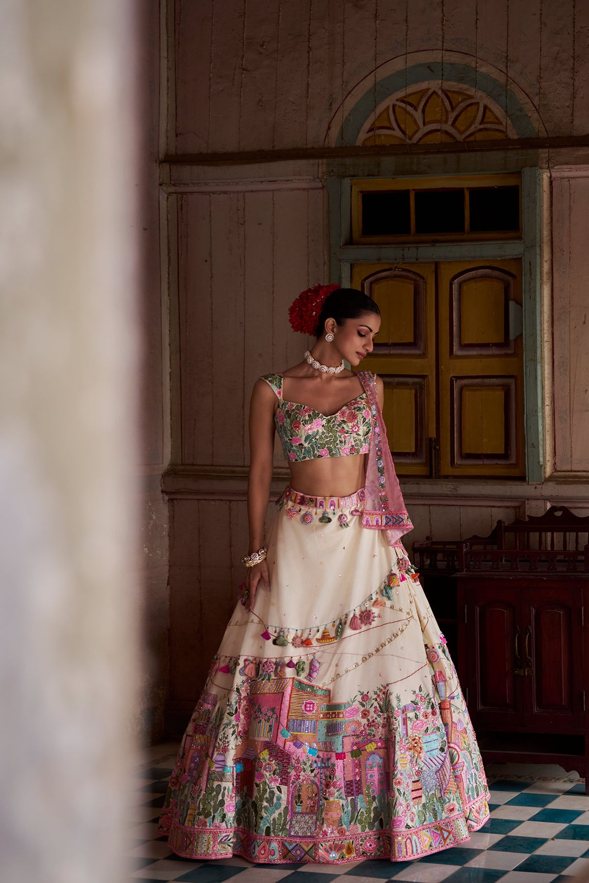 Mexican Fiesta Embellished Lehenga