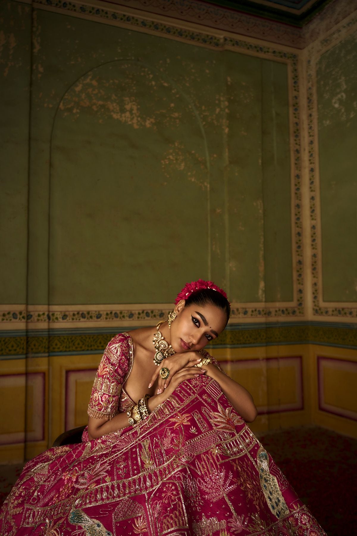 Agra Darbar Embellished Lehenga