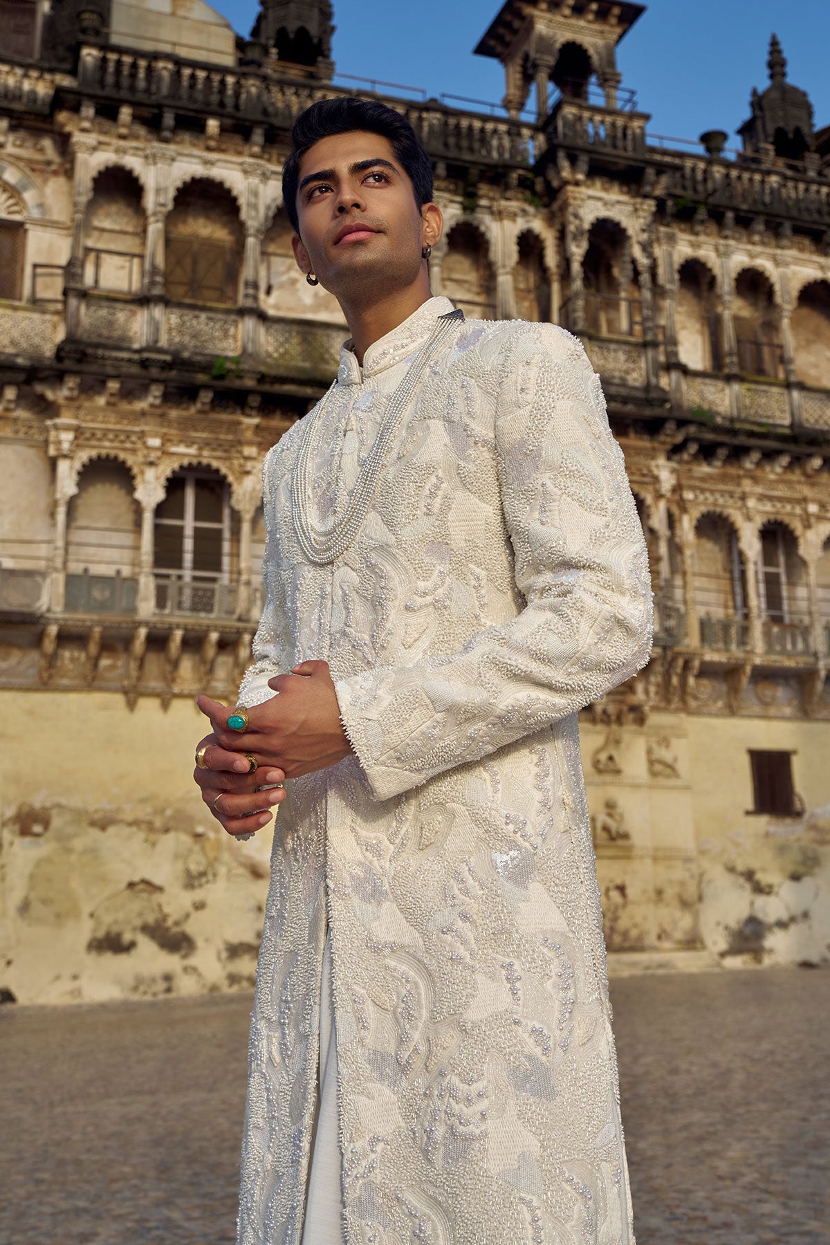 Gold Kahaani Signature Sherwani