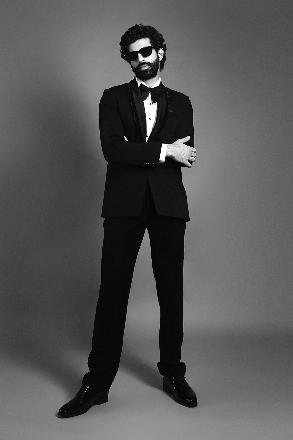 Aashim Gulati in a Classic Black Tuxedo