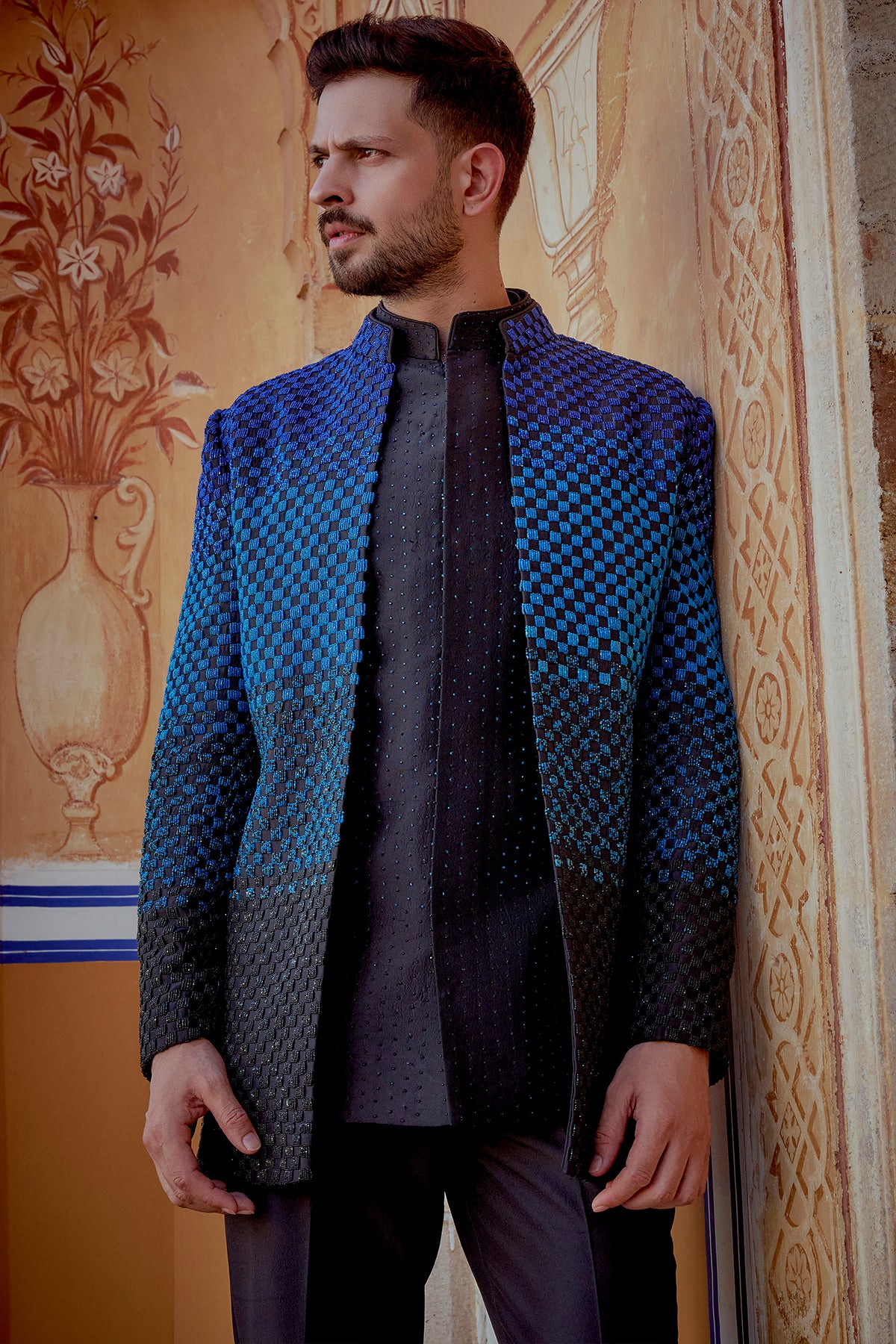 Aurora Fade Indo Western