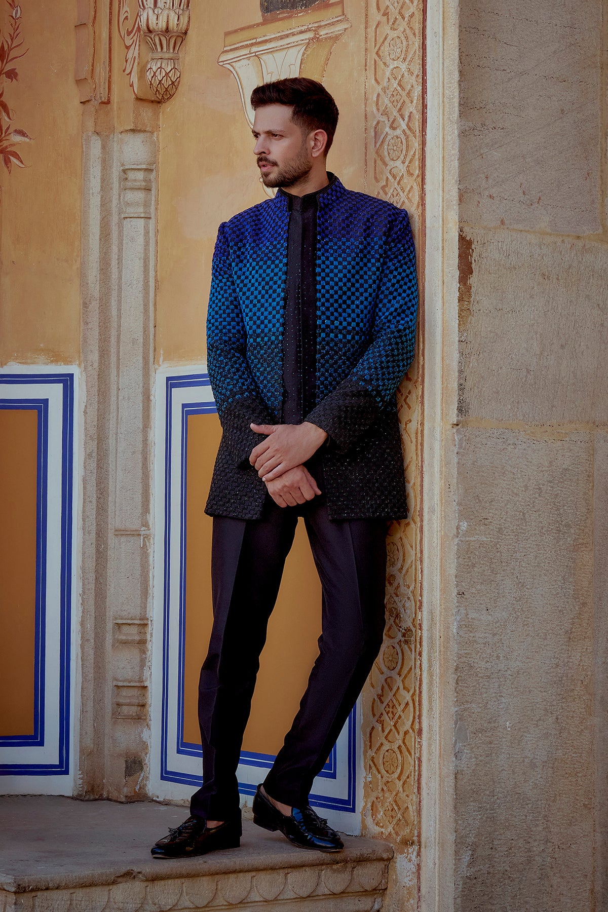 Aurora Fade Indo Western