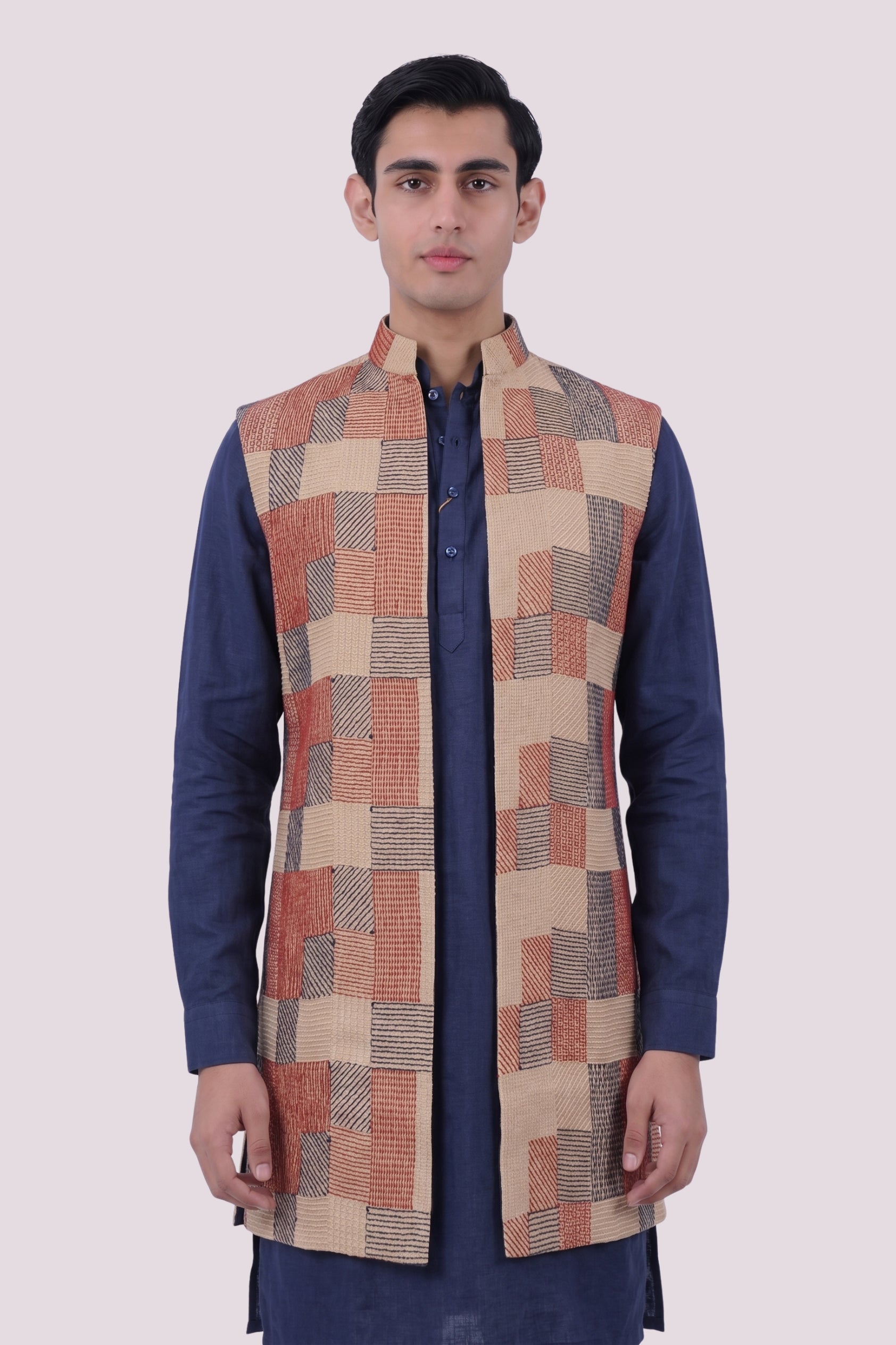 The Sketch Block Long Bundi Set