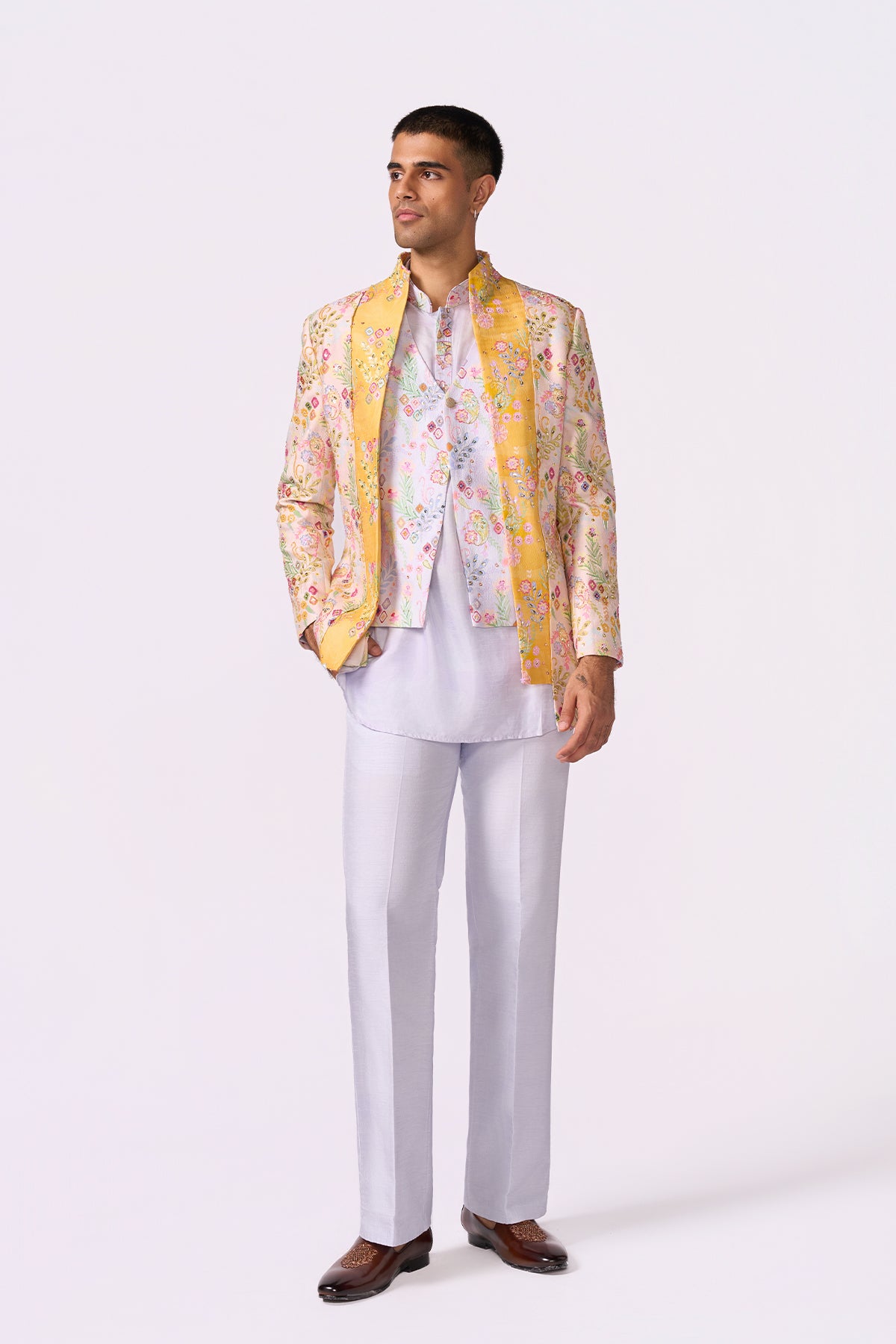 Multicolor Indo-Western