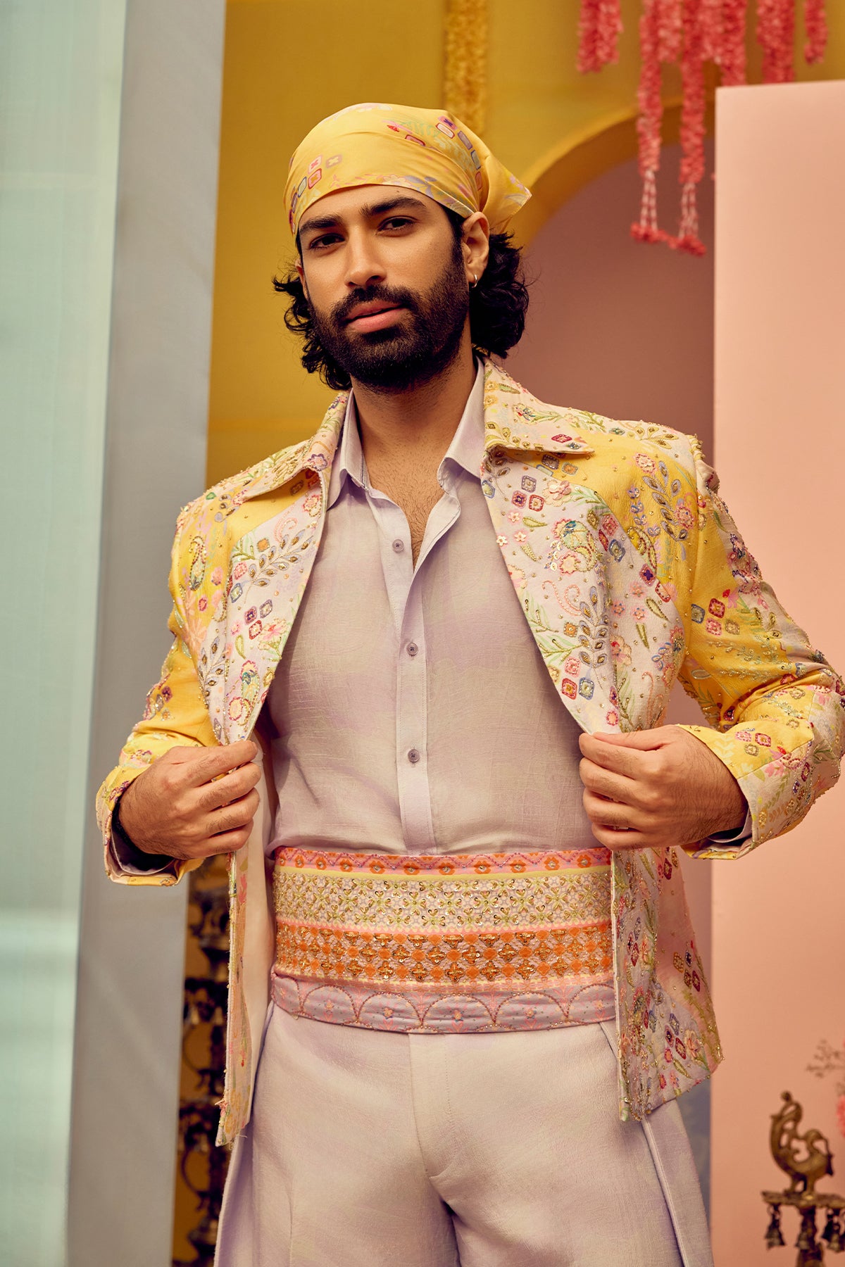 Multicolor Bomber Jacket Set