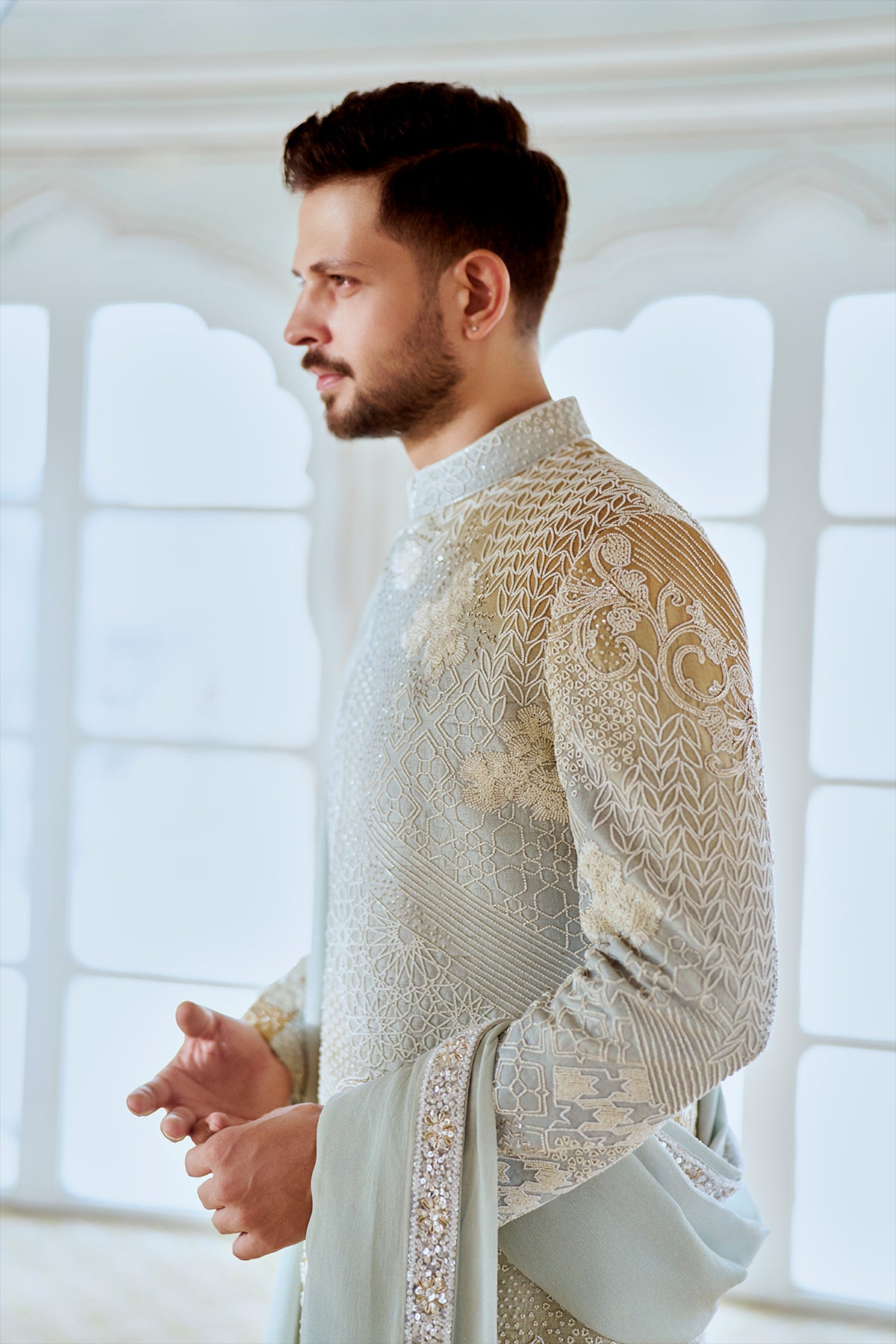 Lunar Cascade Sherwani