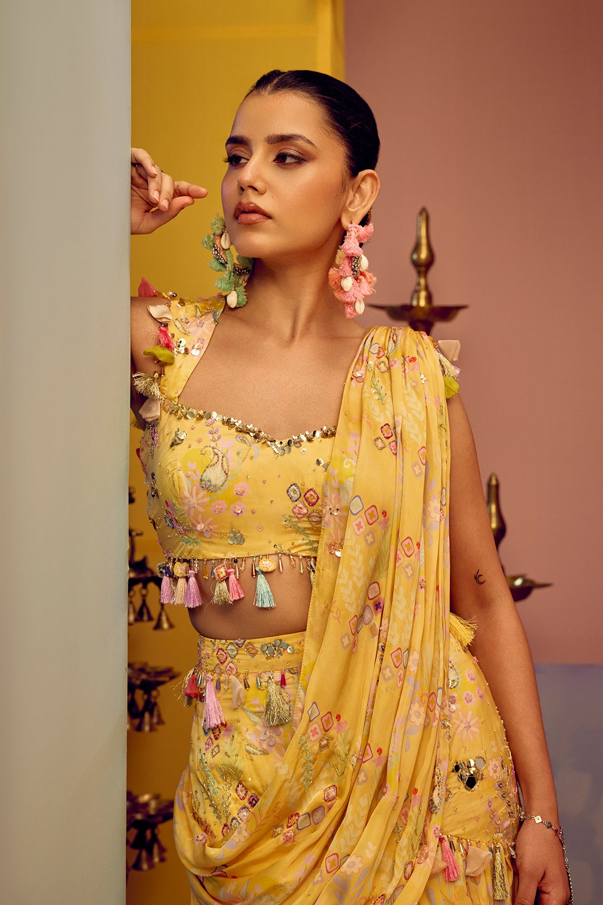 Yellow Lehenga Set