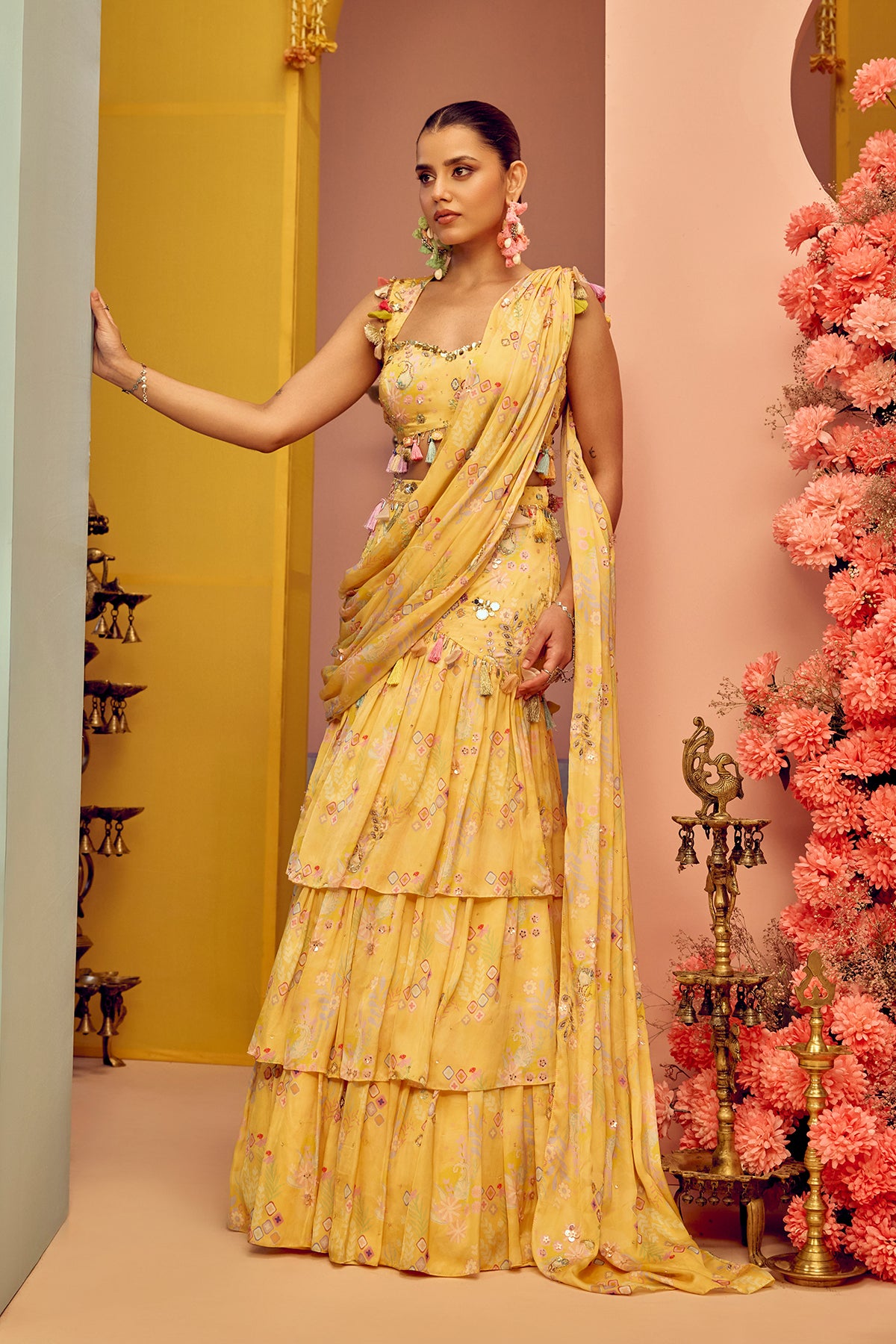 Yellow Lehenga Set