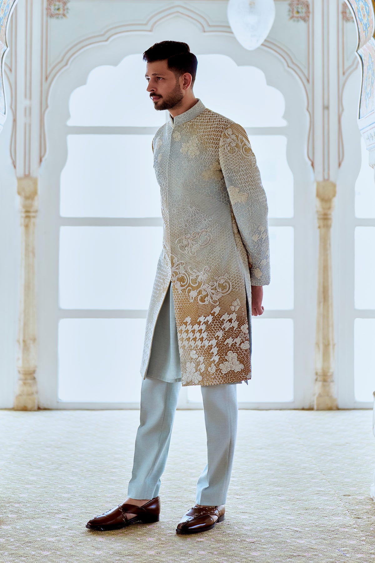 Lunar Cascade Sherwani