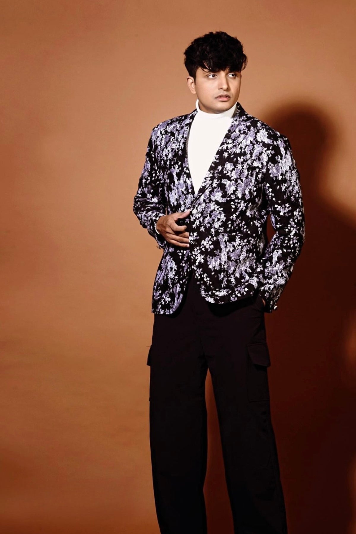 Ratan Pratap's Monochrome Rebellion Blazer