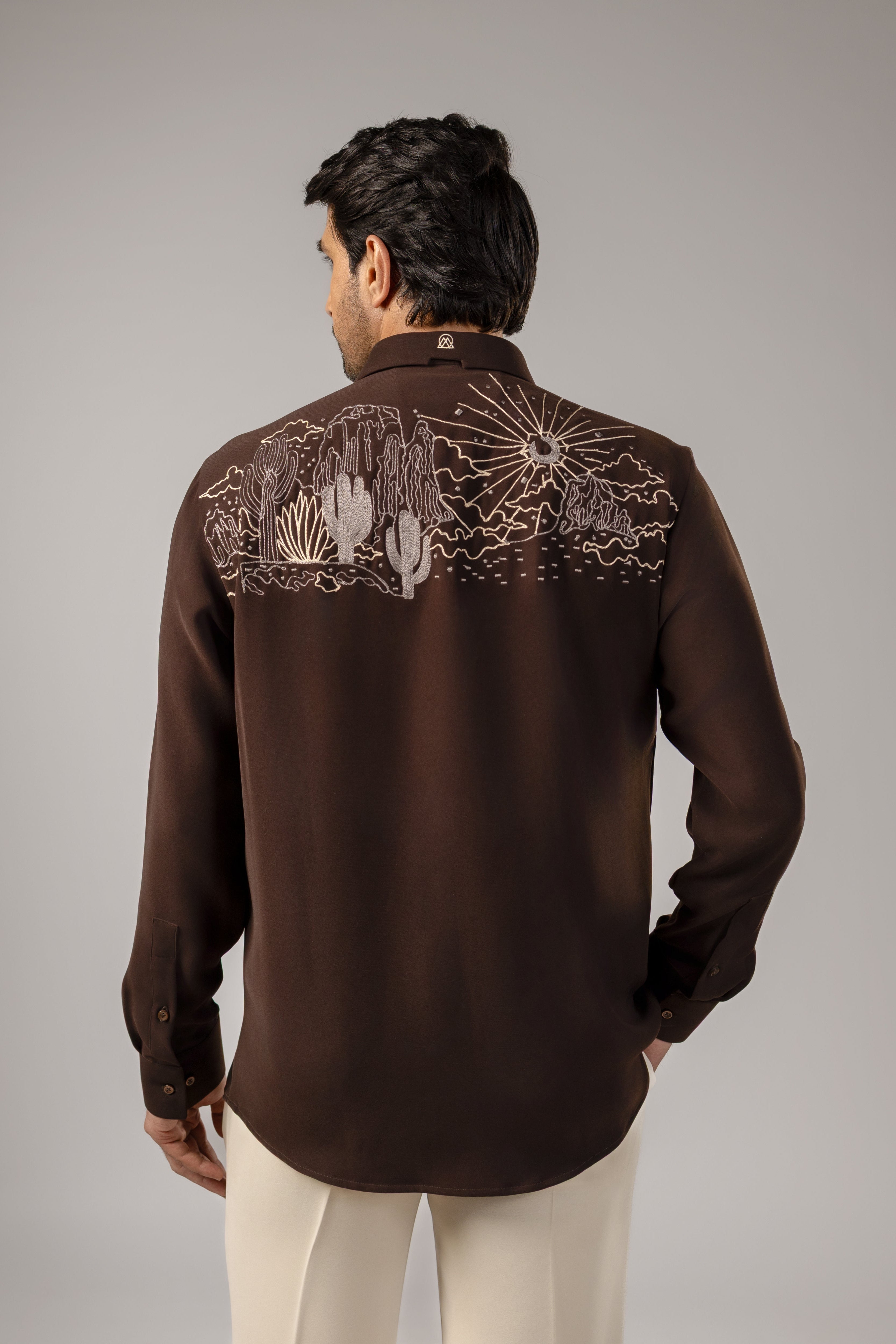Desert Horizon Embroidered Shirt