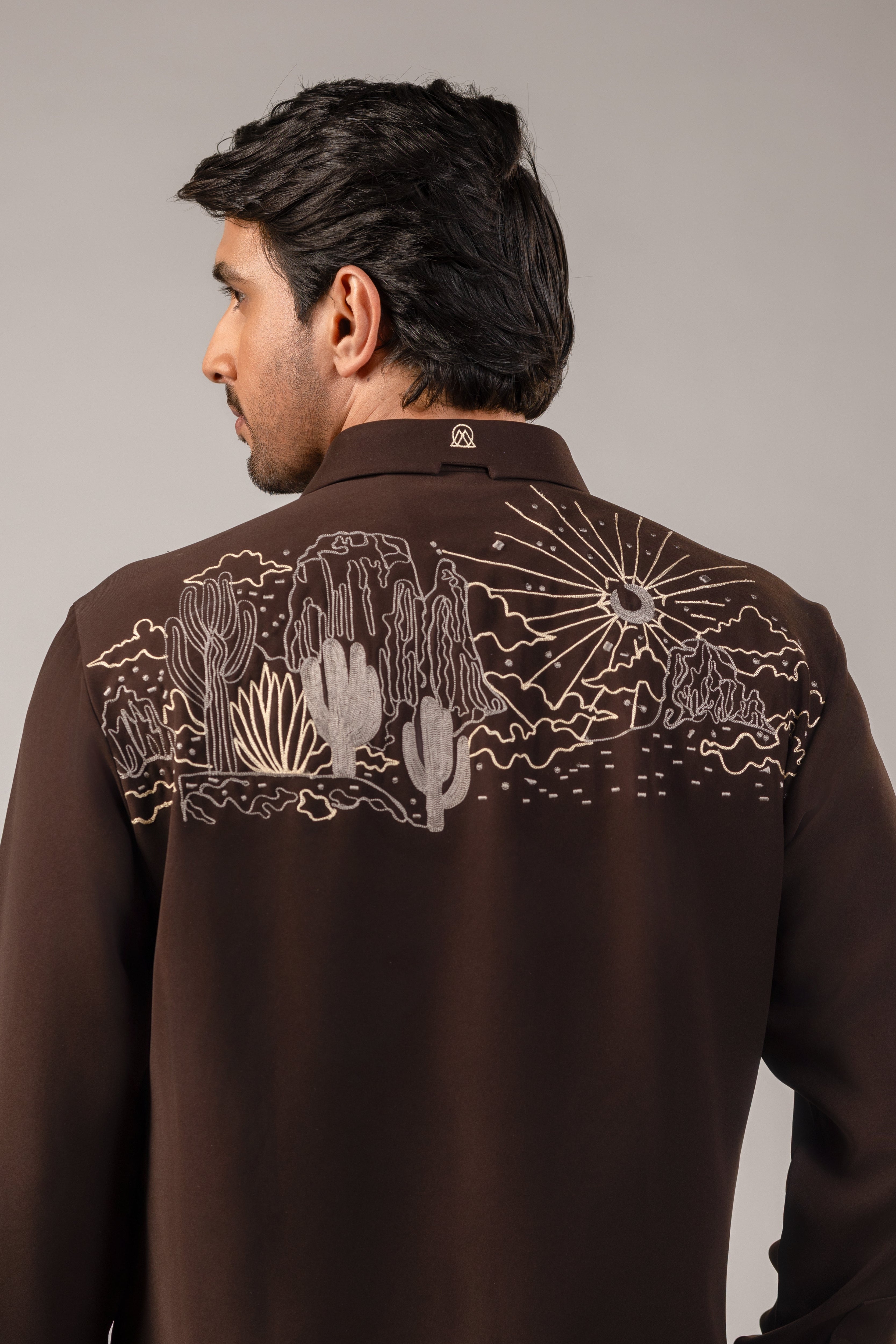 Desert Horizon Embroidered Shirt