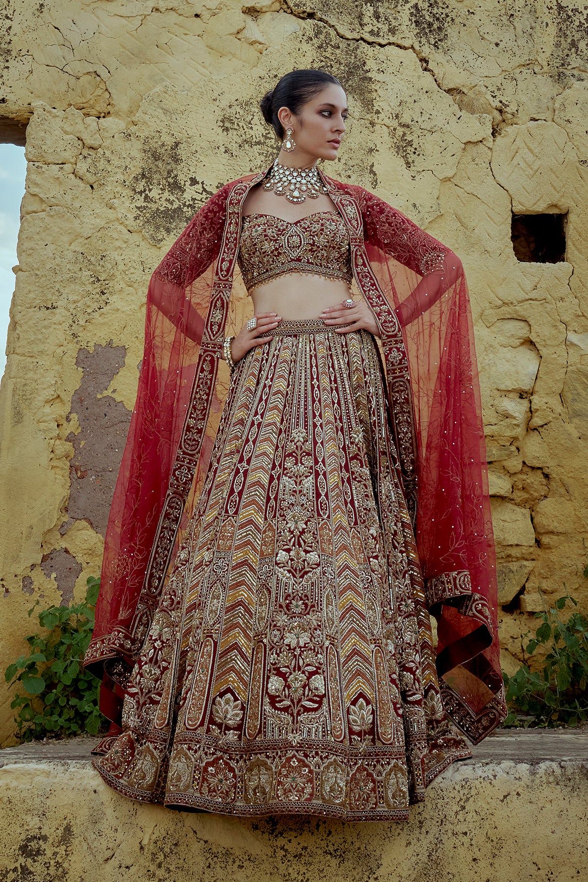 Ruby Majesty Bridal Lehenga