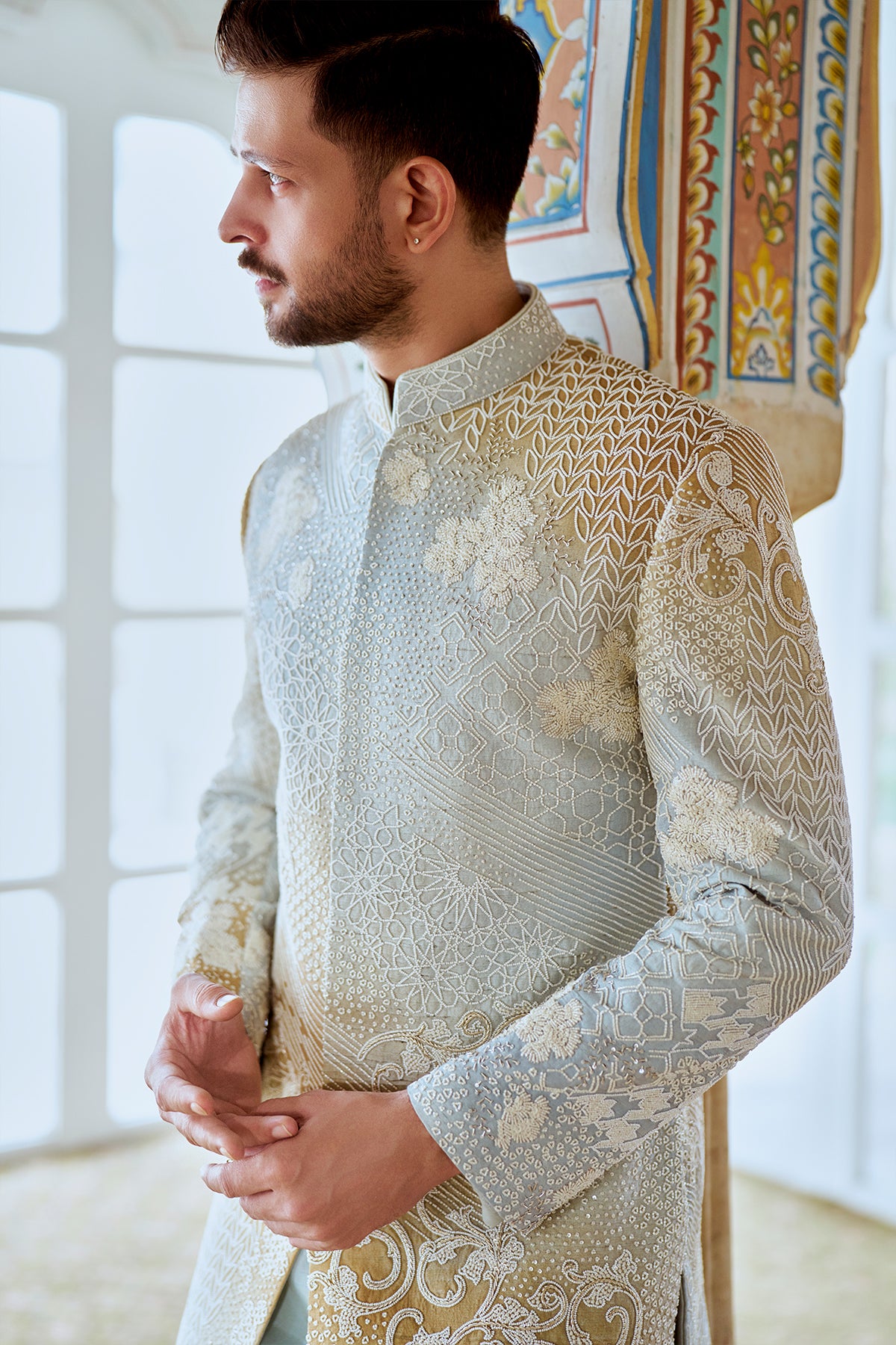 Lunar Cascade Sherwani