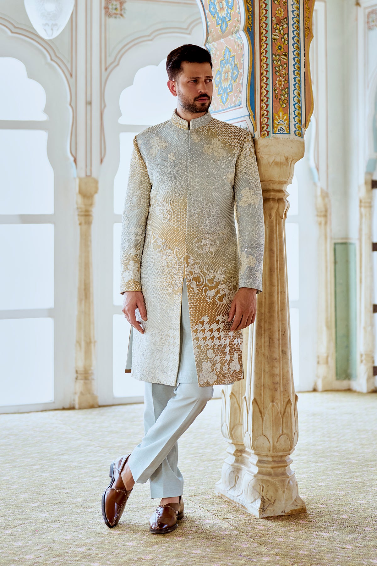 Lunar Cascade Sherwani