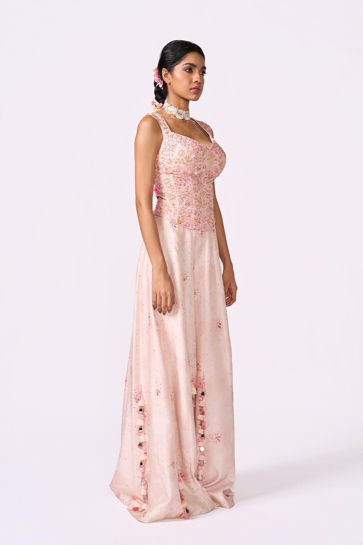 Blush Pink Palazzo Set