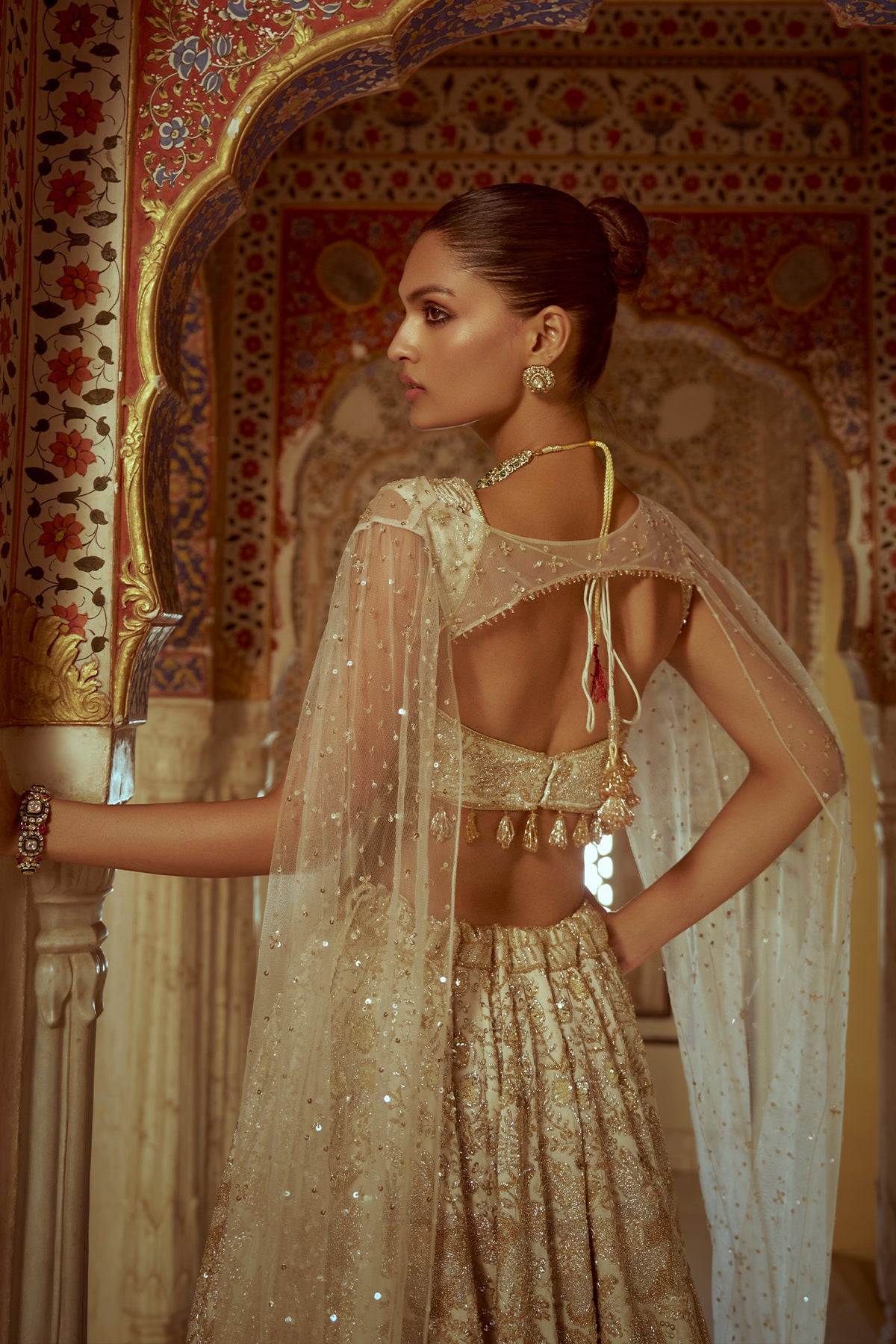 Gold Shimmer Lehenga Set