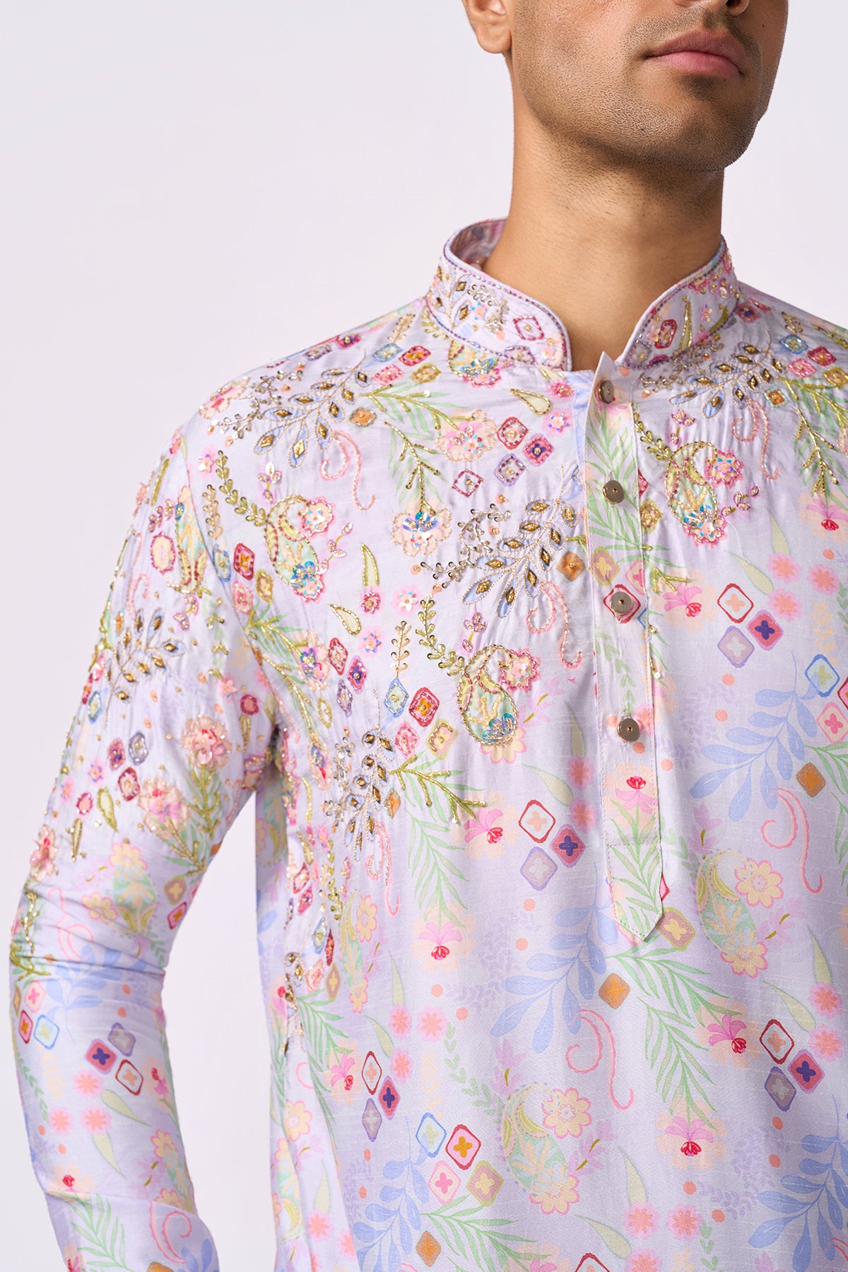 Multicolor Kurta Set