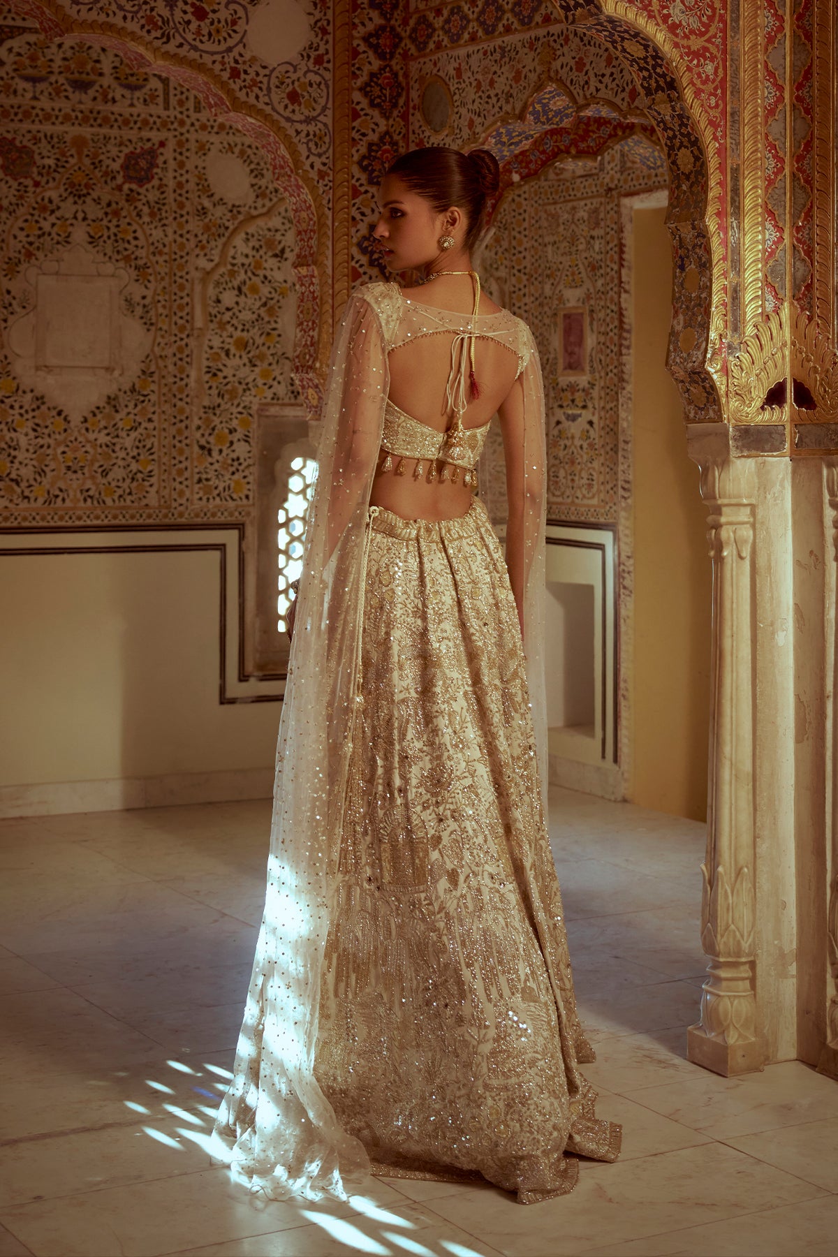 Gold Shimmer Lehenga Set